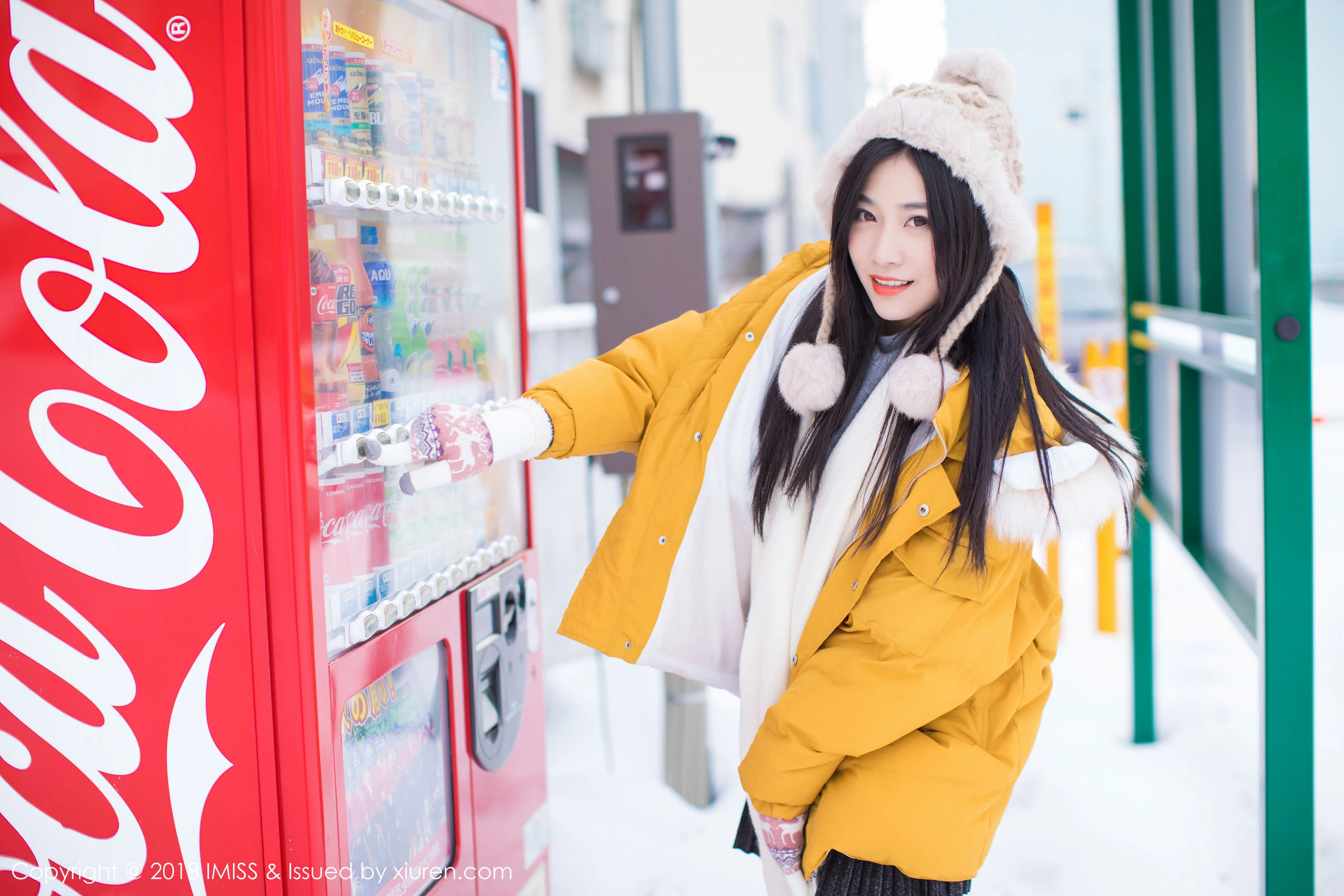 许诺Sabrina《北海道旅拍第三套》 爱蜜社IMiss Vol.254第9张