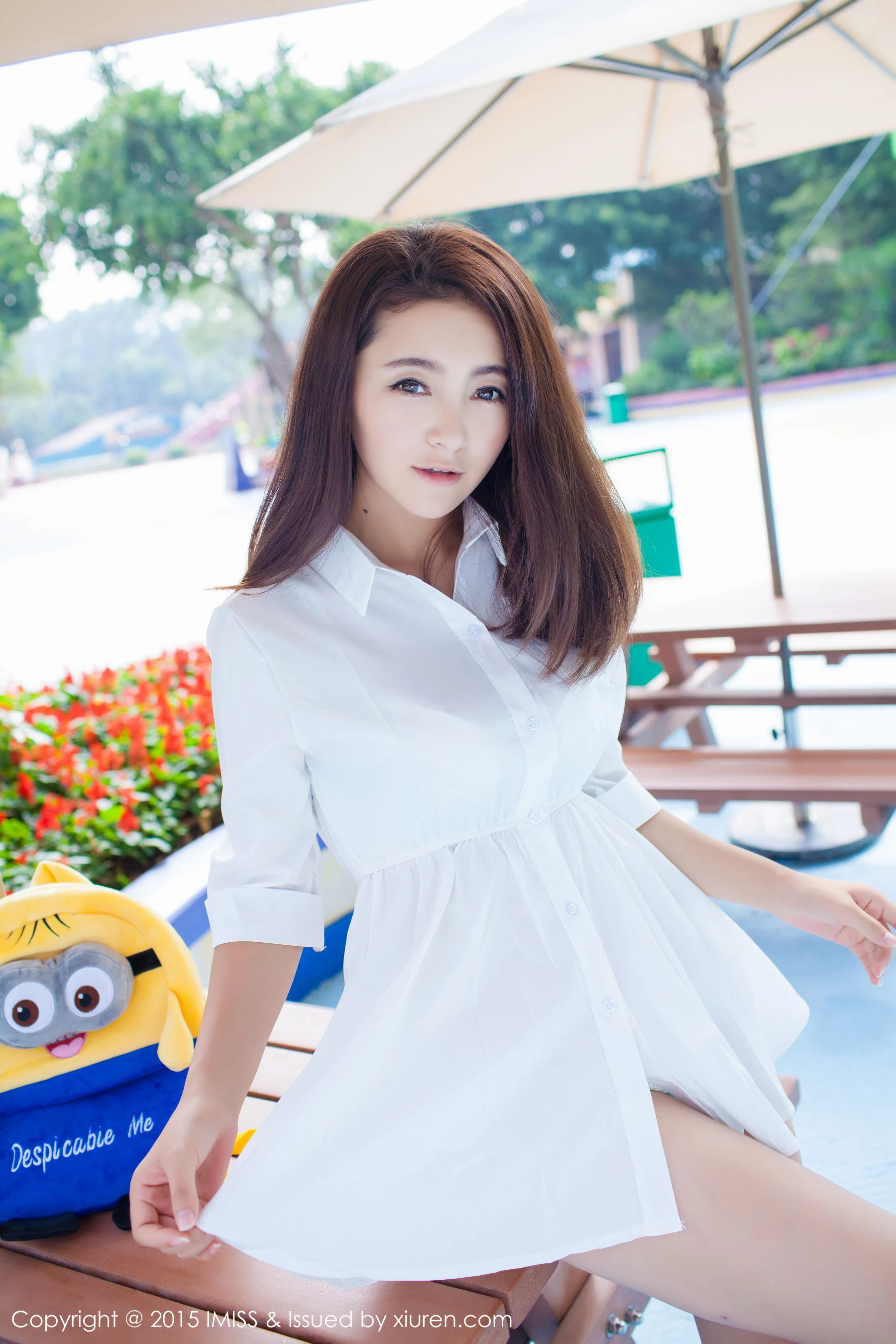  夏茉GIGI《小清新街拍》 爱蜜社IMiss Vol.053第3张