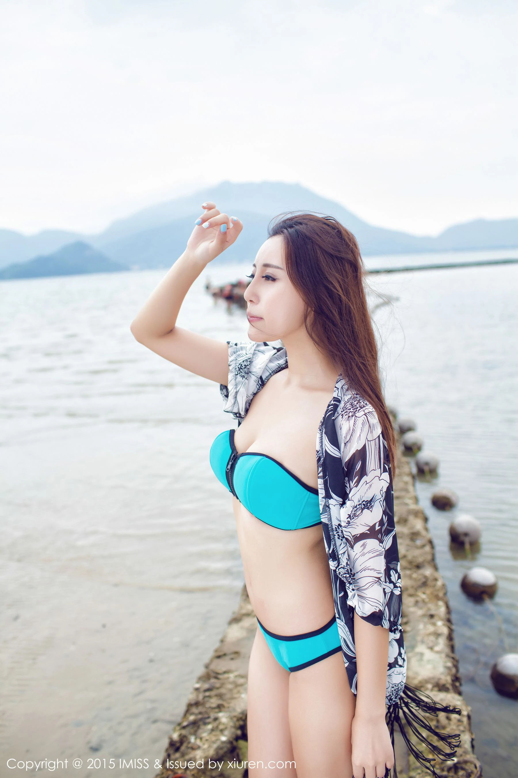樂樂Mango《海边比基尼系列》 爱蜜社IMiss Vol.014第2张