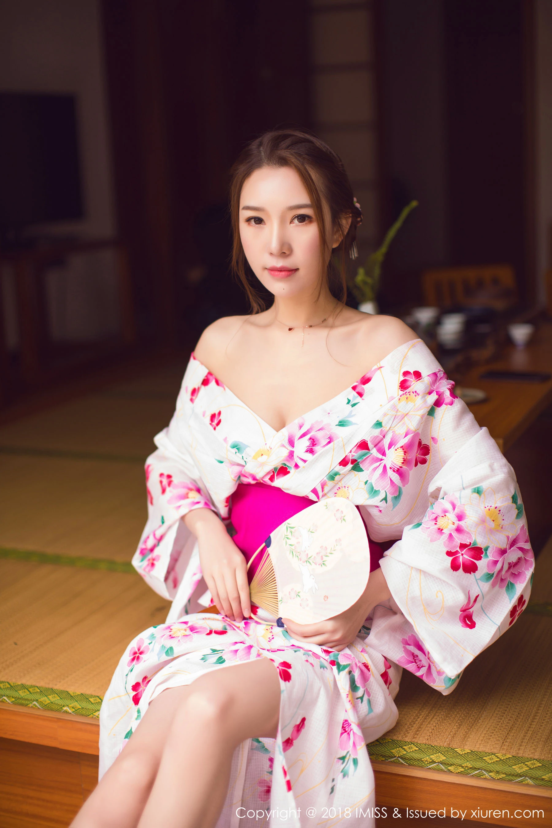 新人模特katrina《首套写真》 爱蜜社IMiss Vol.252第8张