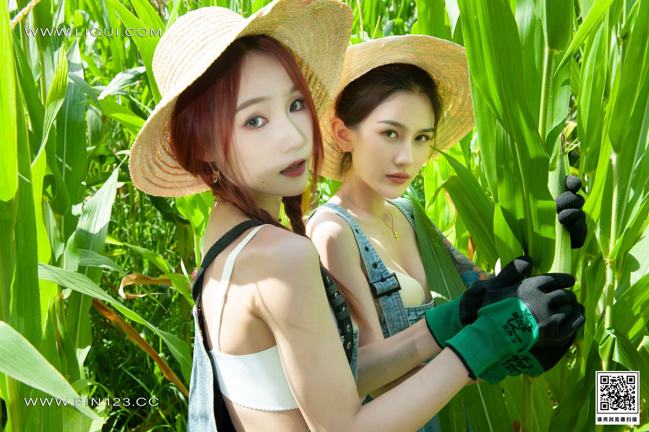 [Ligui丽柜]2022.08.04 七夕-田园春色 甜甜&amp;心心第3张