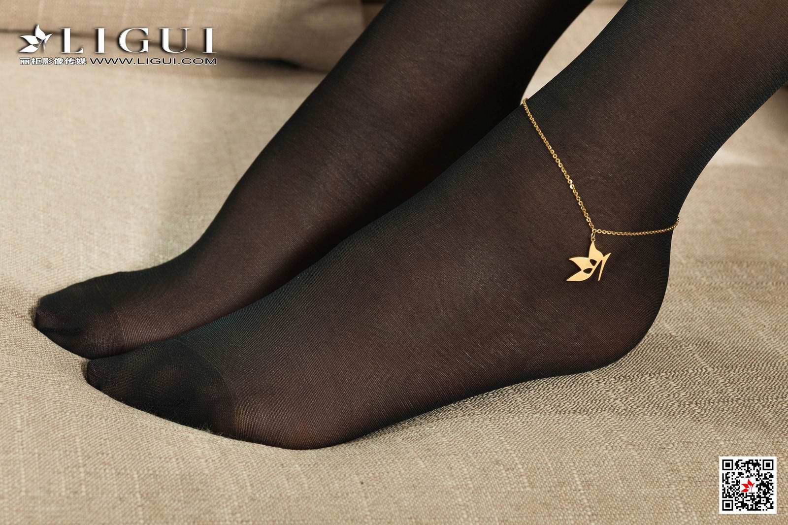 Ligui丽柜 2020.06.16《黑丝欲销魂》安安第11张