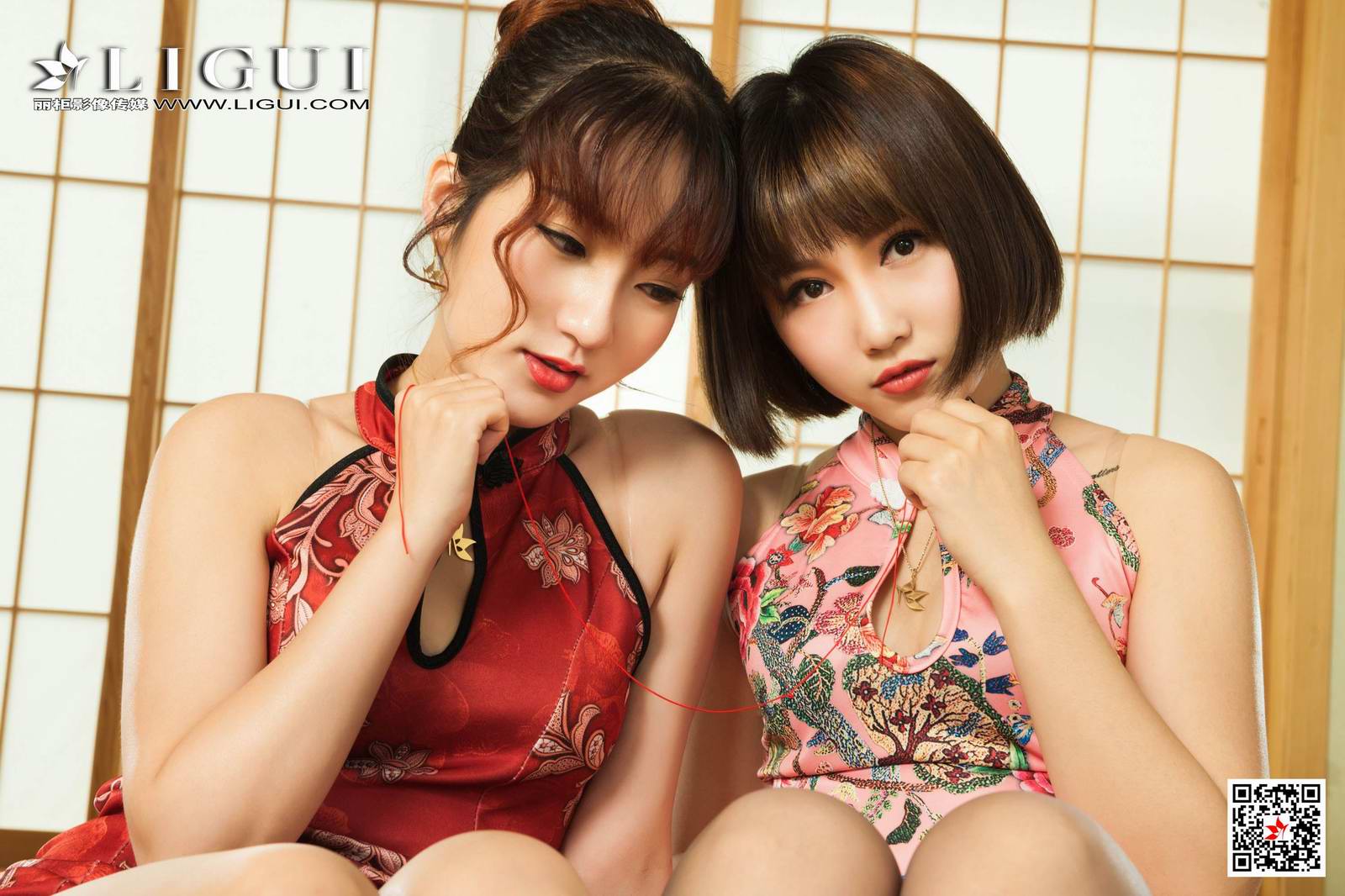 Ligui丽柜 2020.06.25 网络丽人 Model 小爽&amp;汐汐第21张