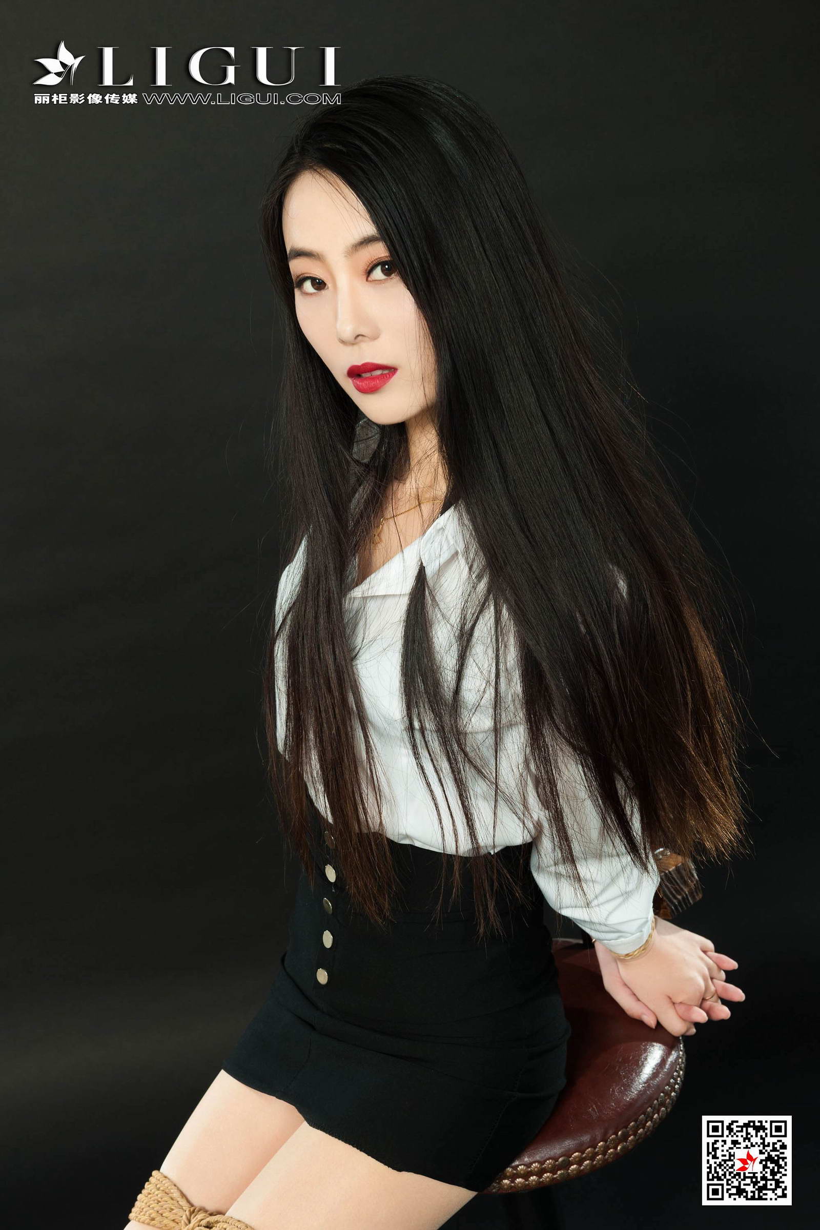 Ligui丽柜 2020.10.02《紧缚新莲》白雪第20张