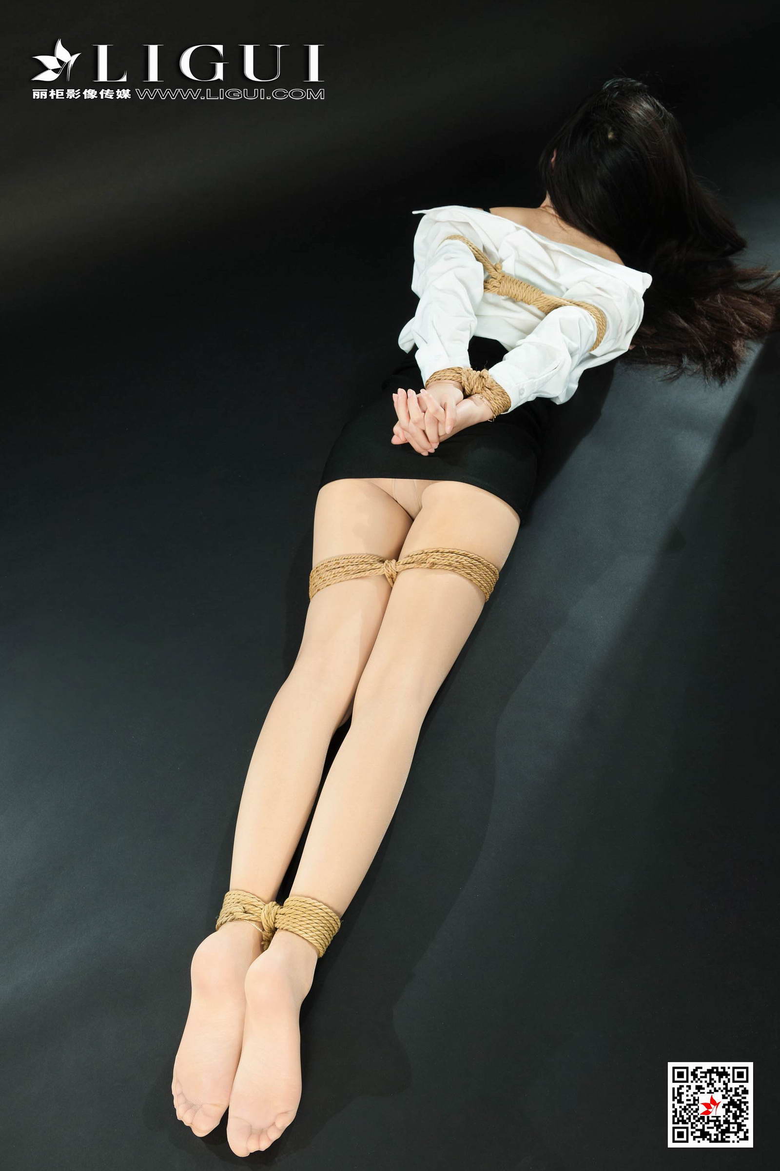 Ligui丽柜 2020.10.02《紧缚新莲》白雪第18张