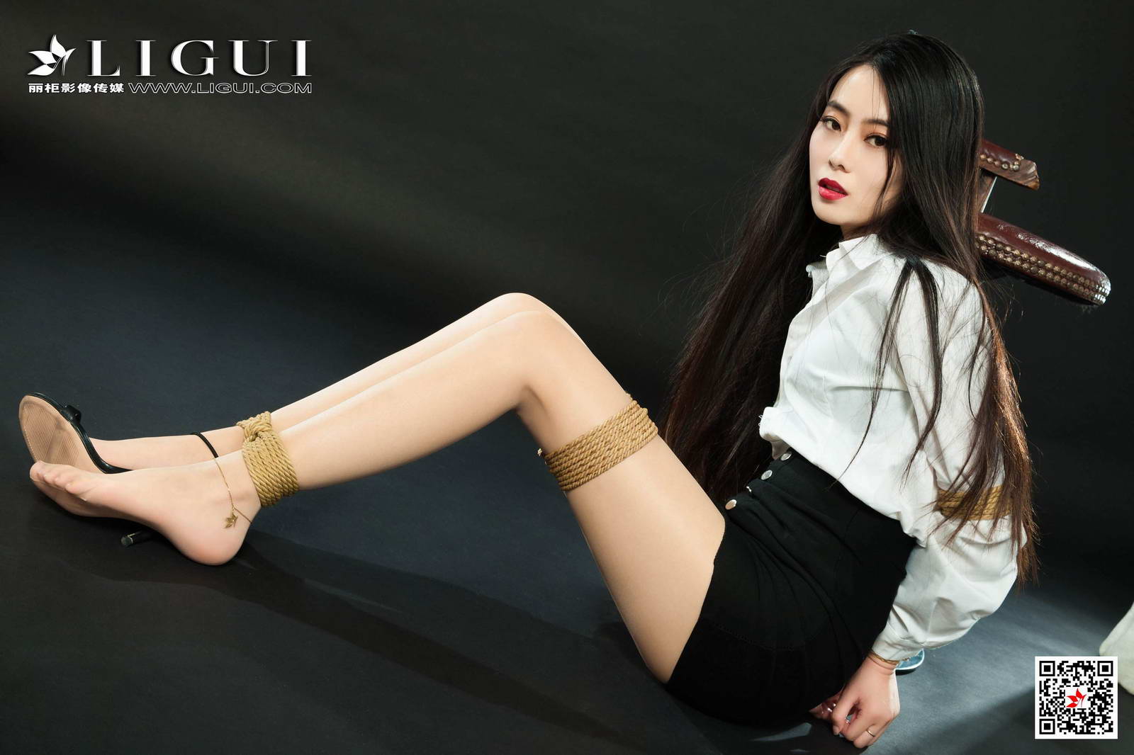 Ligui丽柜 2020.10.02《紧缚新莲》白雪第14张