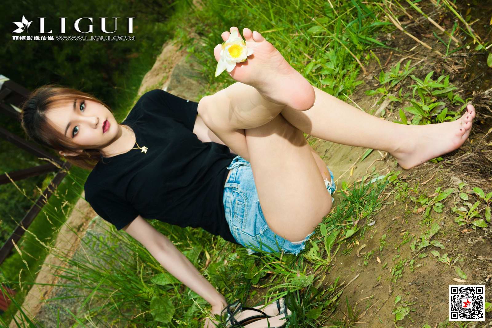 Ligui丽柜 2020.10.19《莲池浴清丝》蕊蕊第3张