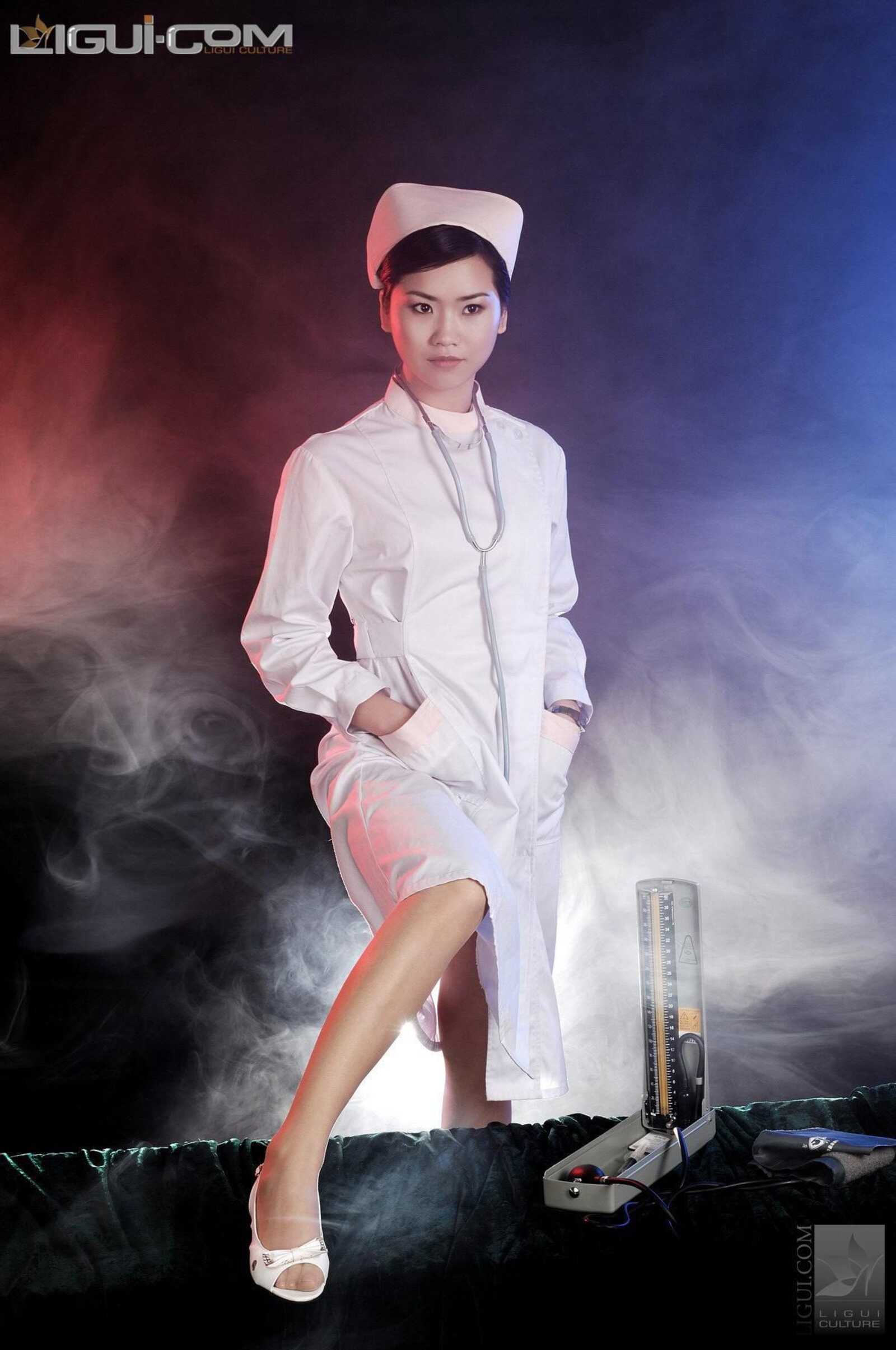 Model 由美《性感的天使护士》 [丽柜LiGui] 丝足写第8张