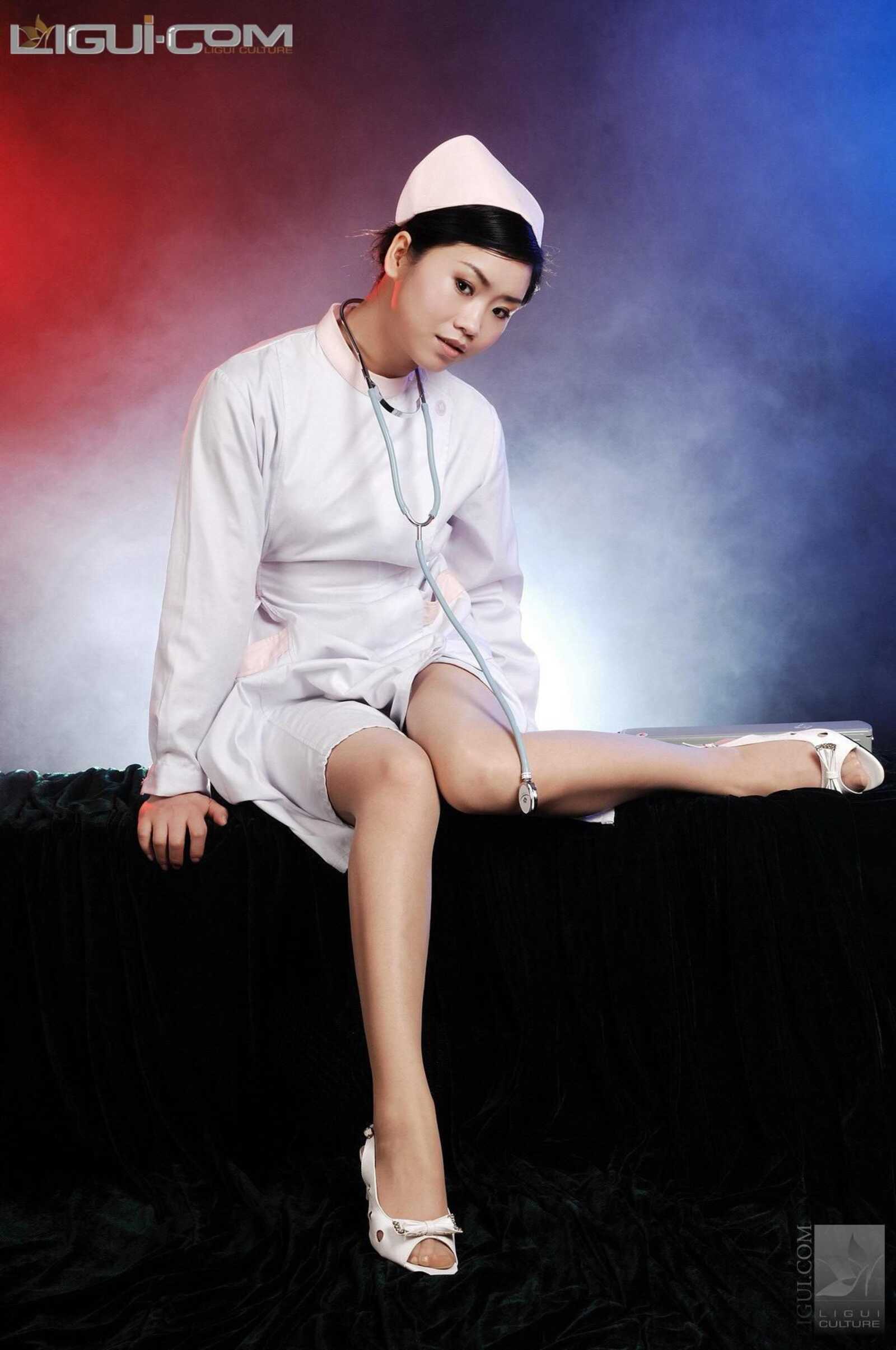 Model 由美《性感的天使护士》 [丽柜LiGui] 丝足写第7张