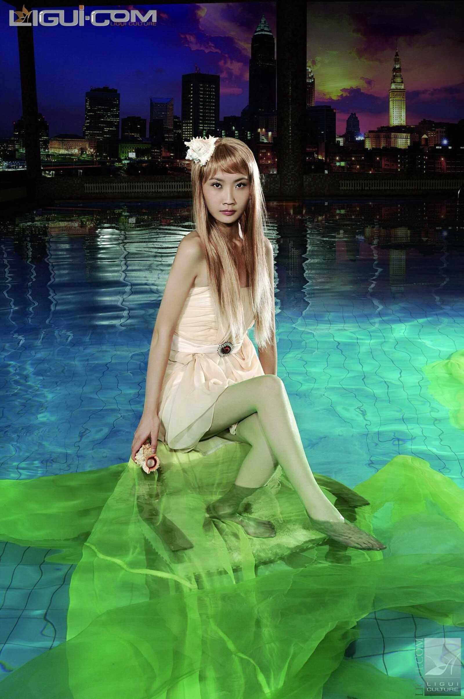 Model 马鑫茹《人鱼的梦想》 [丽柜LiGui] 丝足写真第7张