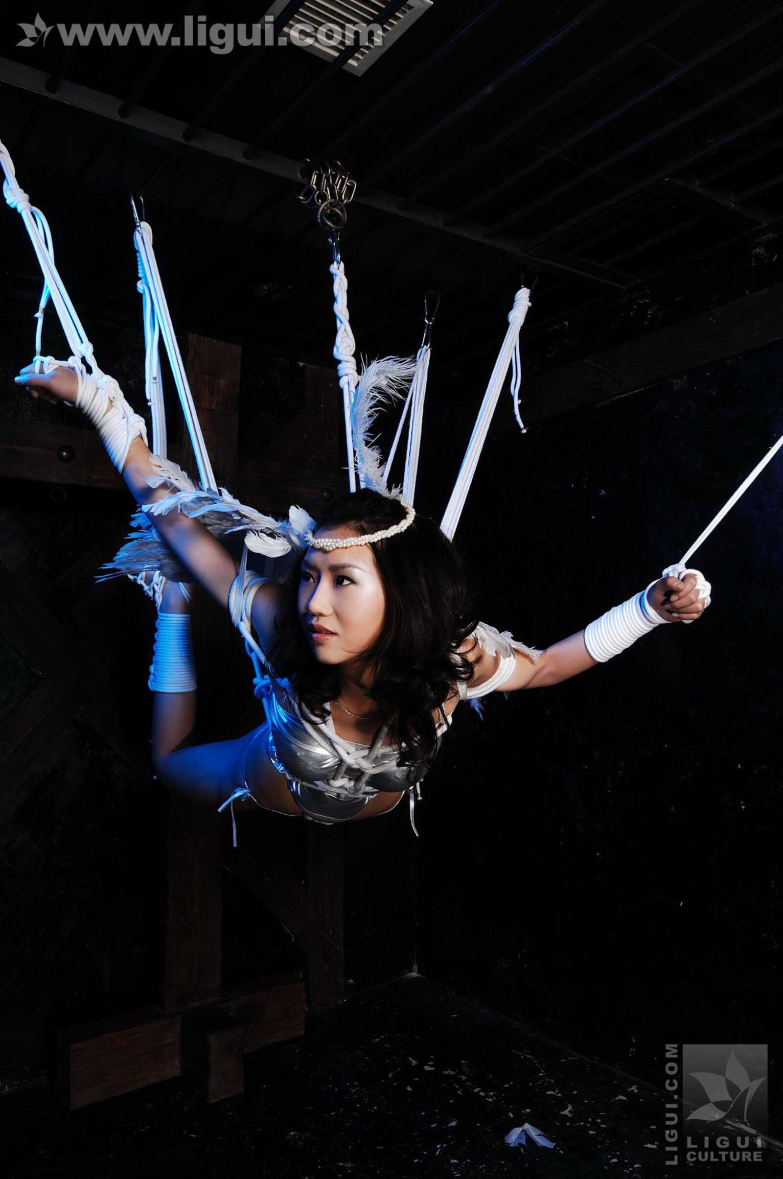 Model 由美《坠落的圣诞天使》 [丽柜美束LiGui] 丝第17张