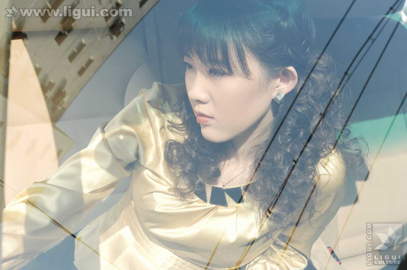 Model 菲菲《宝马藏娇看美丝》 [丽柜LiGui] 美腿玉第15张