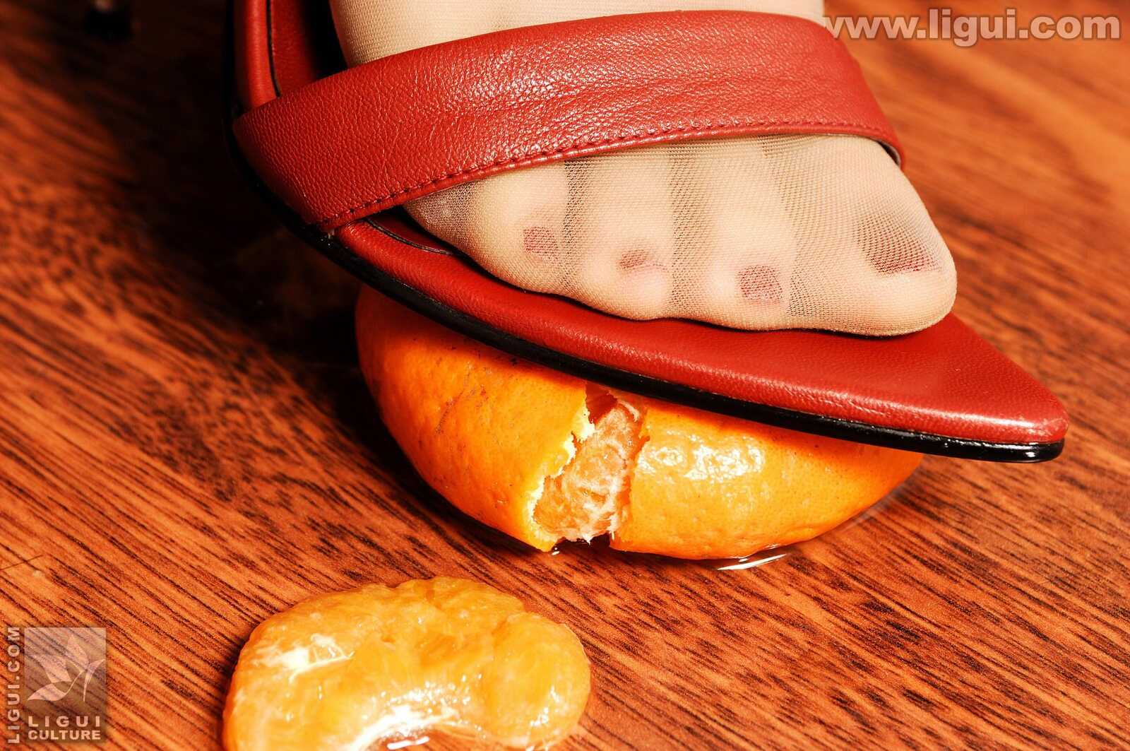 Model 小璐璐《居家风情美足踩踏》 [丽柜LiGui] 美第5张