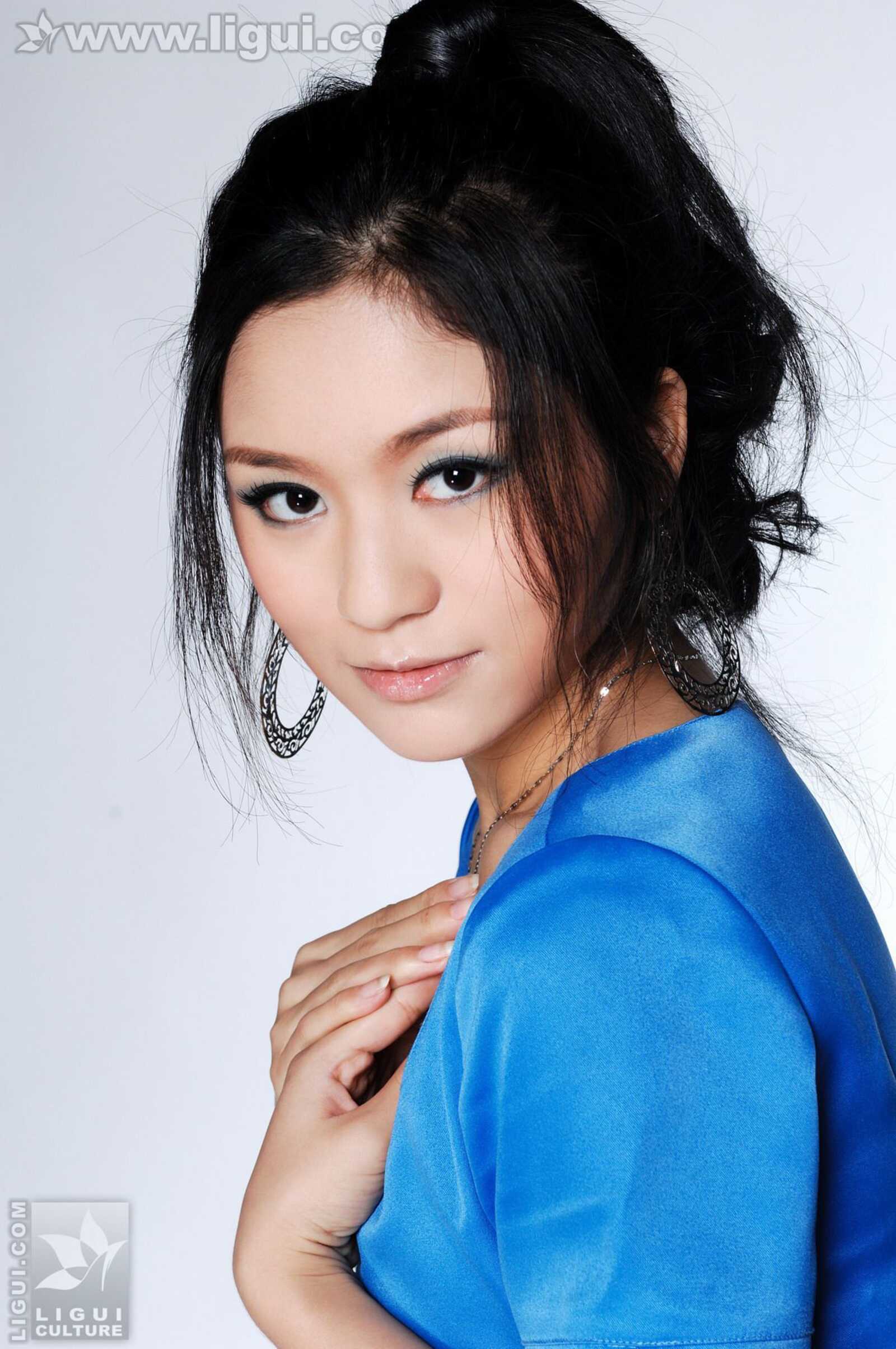 Model 英子《完美气质，蓝色诱惑》 [丽柜LiGui] 美第10张