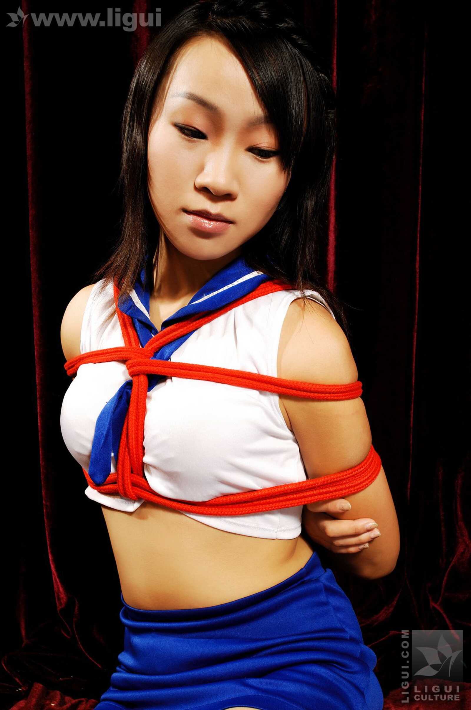 Model 伊园《被困网中欲出不能》 [丽柜美束LiGui第11张