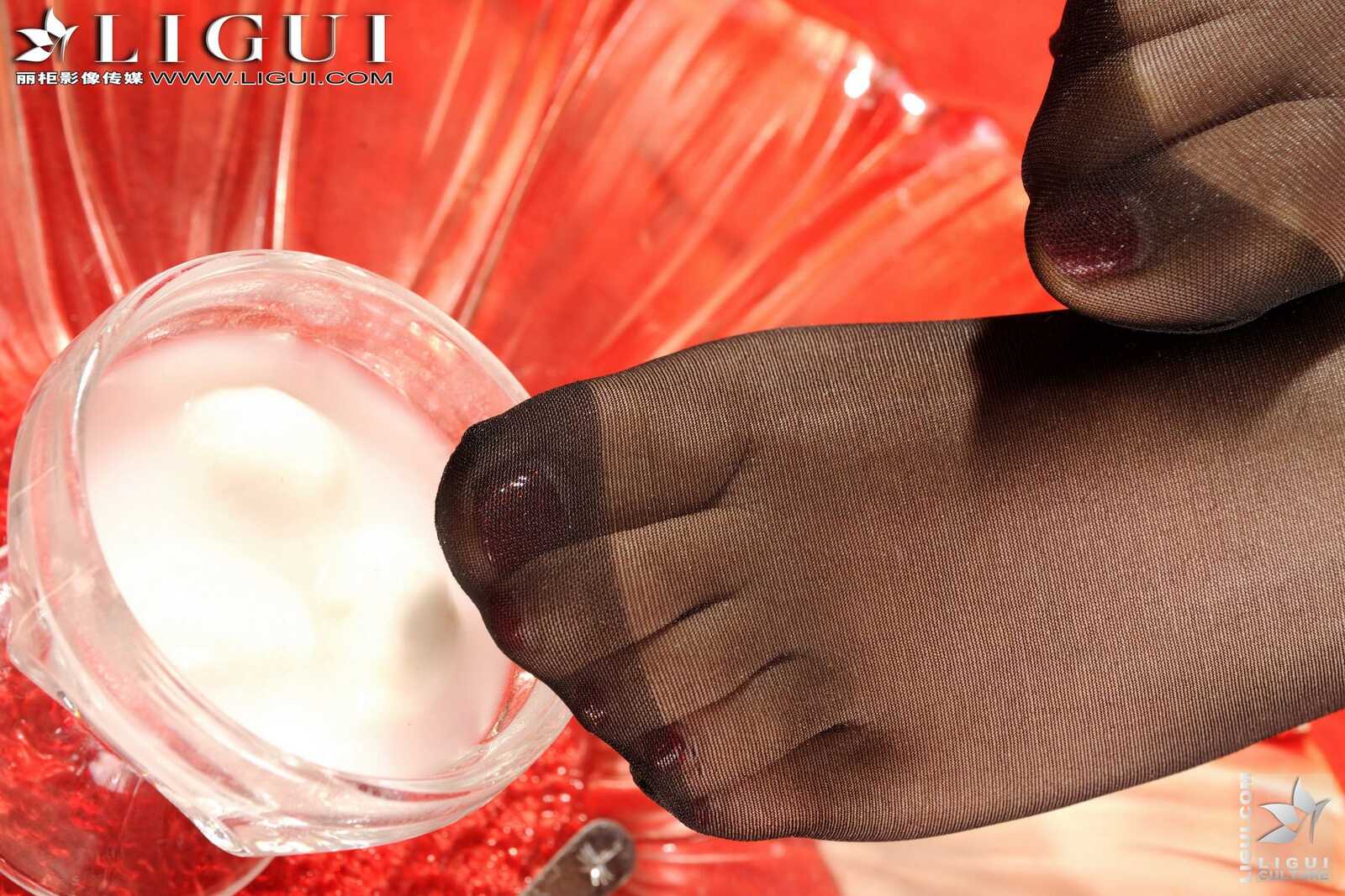 Model 苏菲《2011古典黑丝新年特辑》 [丽柜LiGui] 美第4张