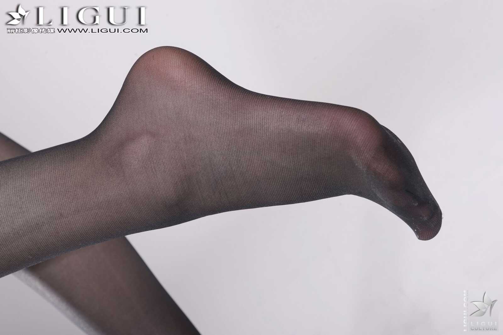 Model Vicky《豹纹黑丝的诱惑》 [丽柜LiGui] 美腿玉足第15张