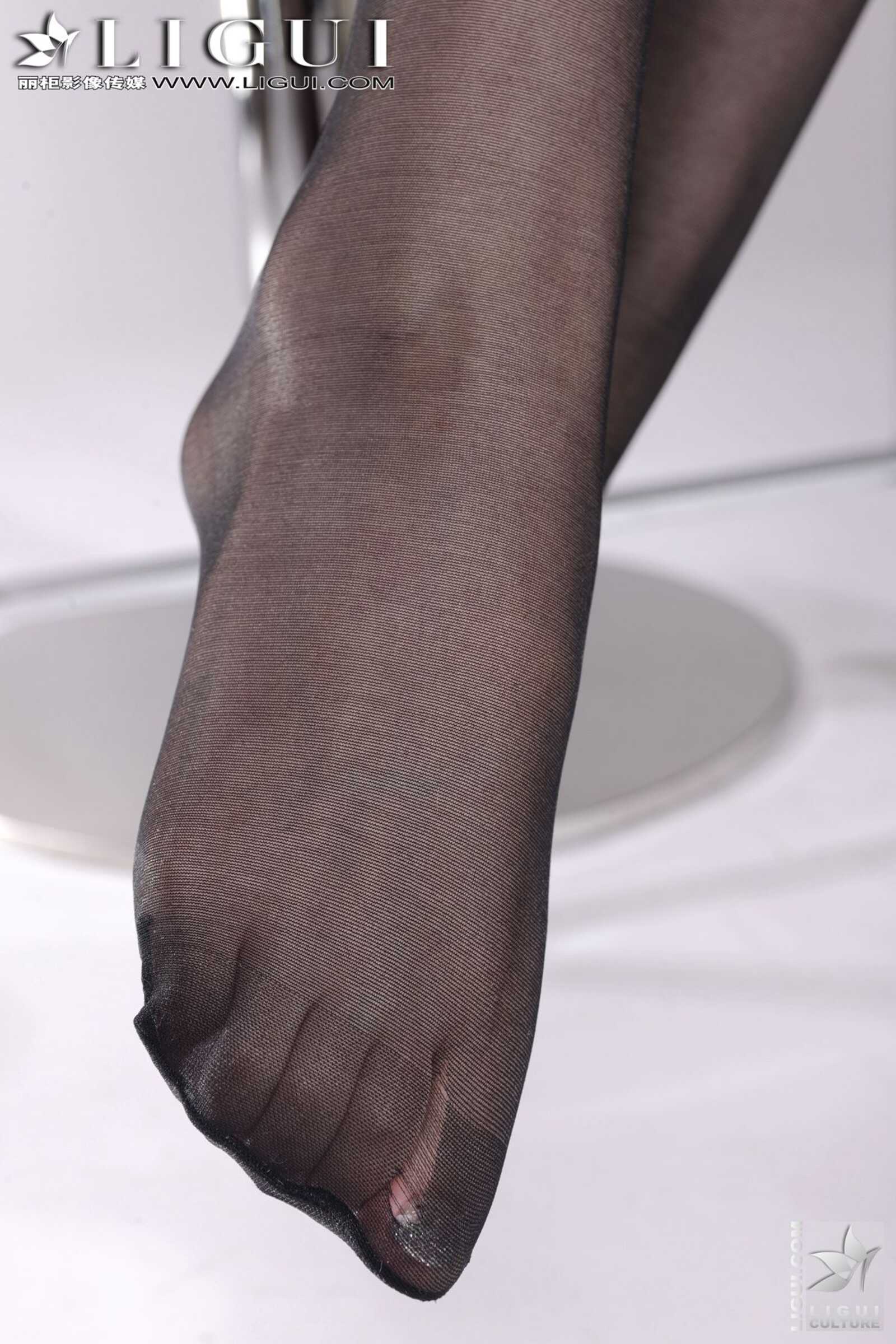 Model Vicky《豹纹黑丝的诱惑》 [丽柜LiGui] 美腿玉足第8张