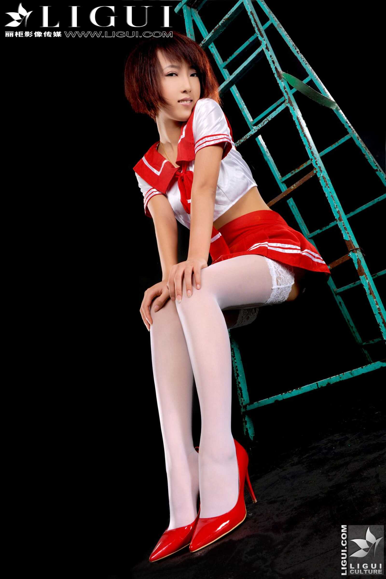 Model 美美《清纯学生妹》 上下合集 [丽柜LiGui] 美第11张