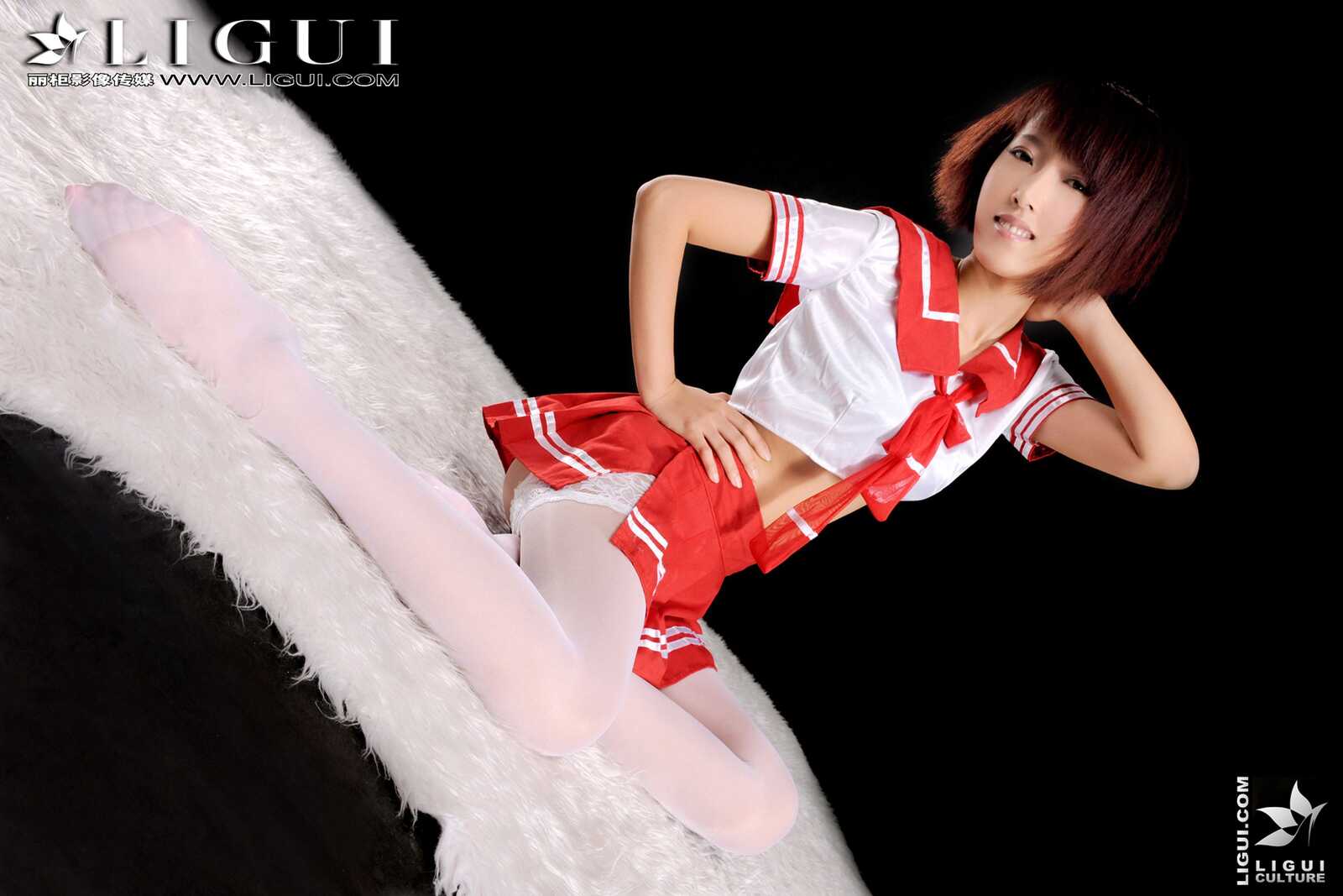 Model 美美《清纯学生妹》 上下合集 [丽柜LiGui] 美第5张