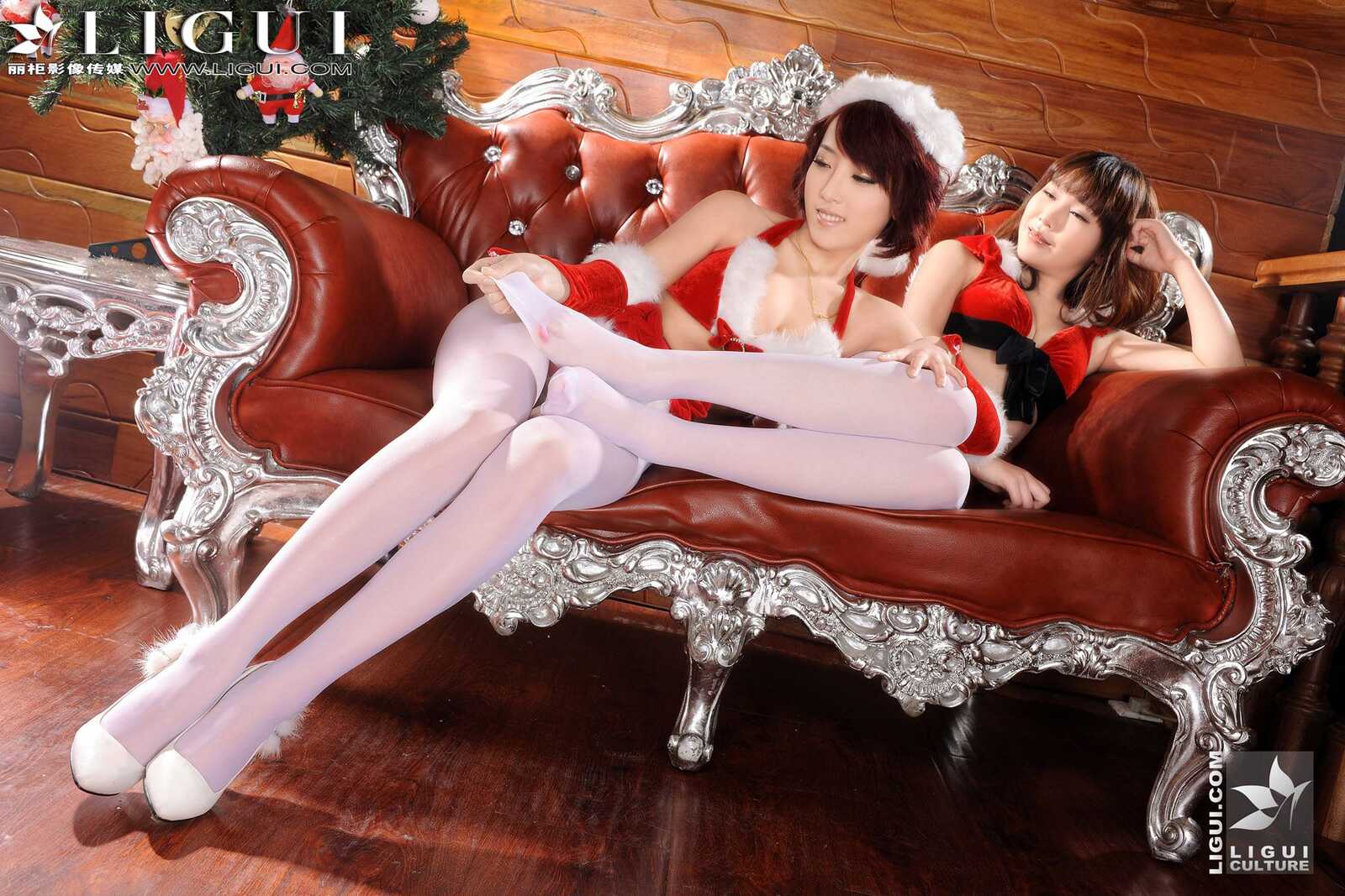 Model 美美、文静《圣诞女郎》 上下合集 [丽柜L第2张
