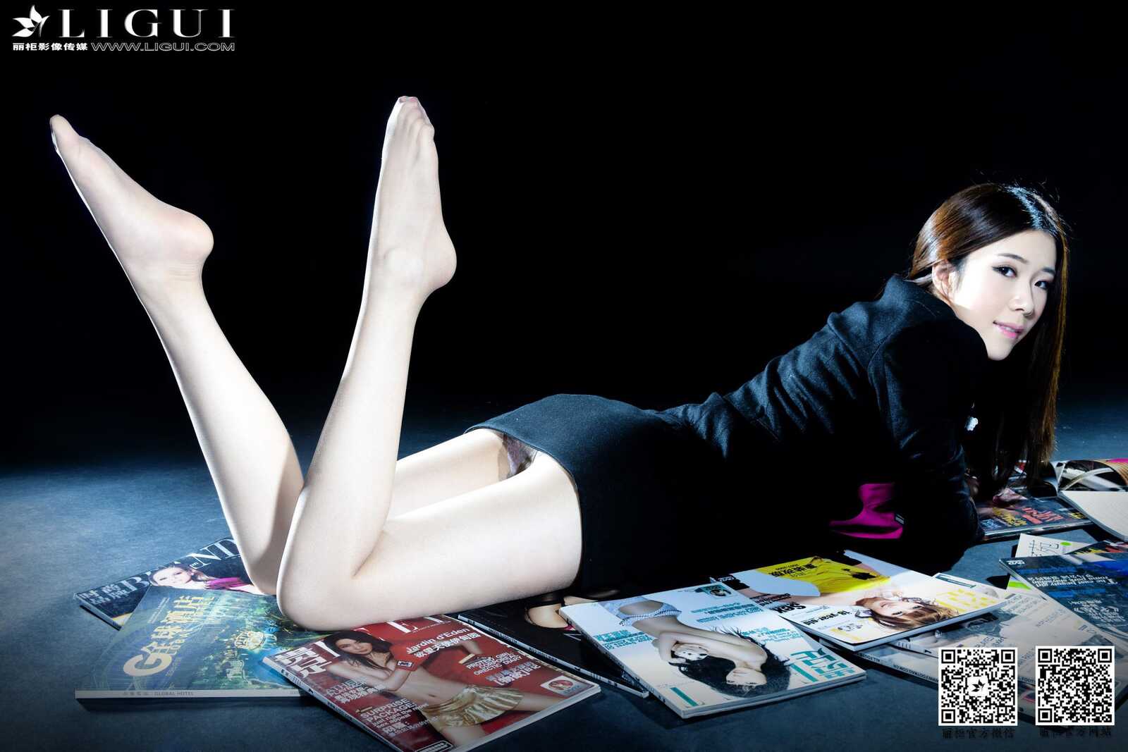 Model 美辰《时尚女郎红高跟丝足》上下全集 [丽柜第2张