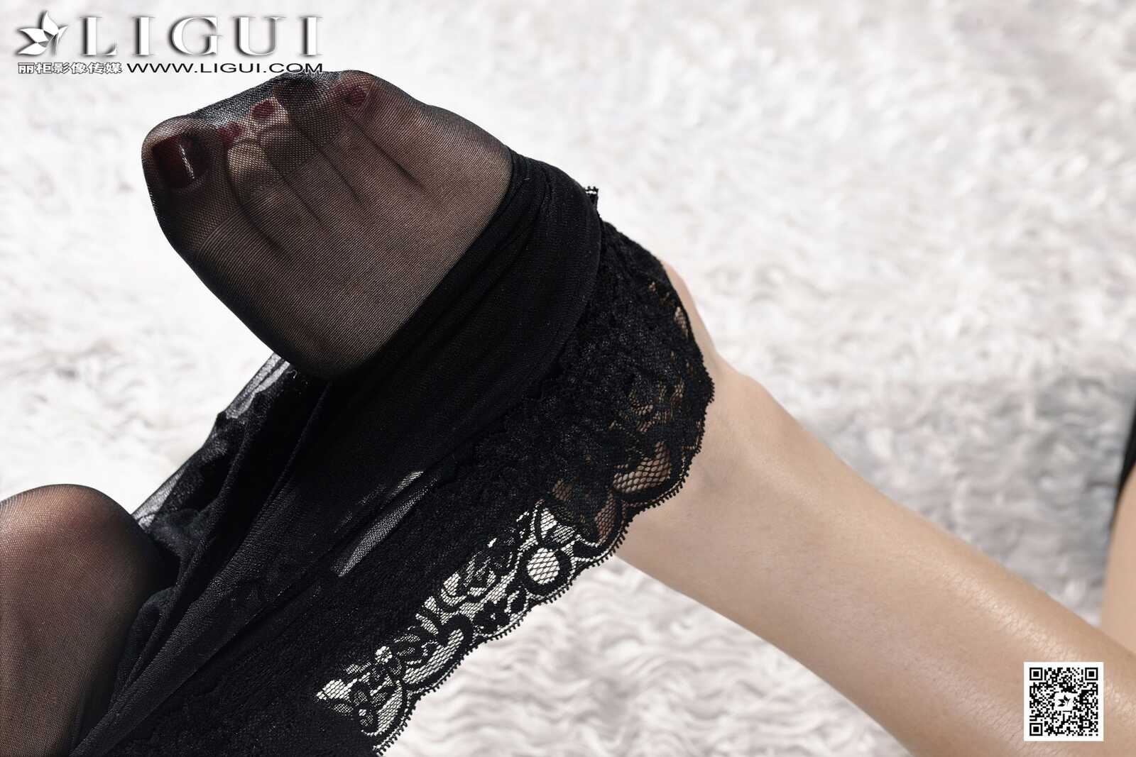 LIGUI文欣《黑丝美腿丝足》 上下部合集 [丽柜] 写第2张