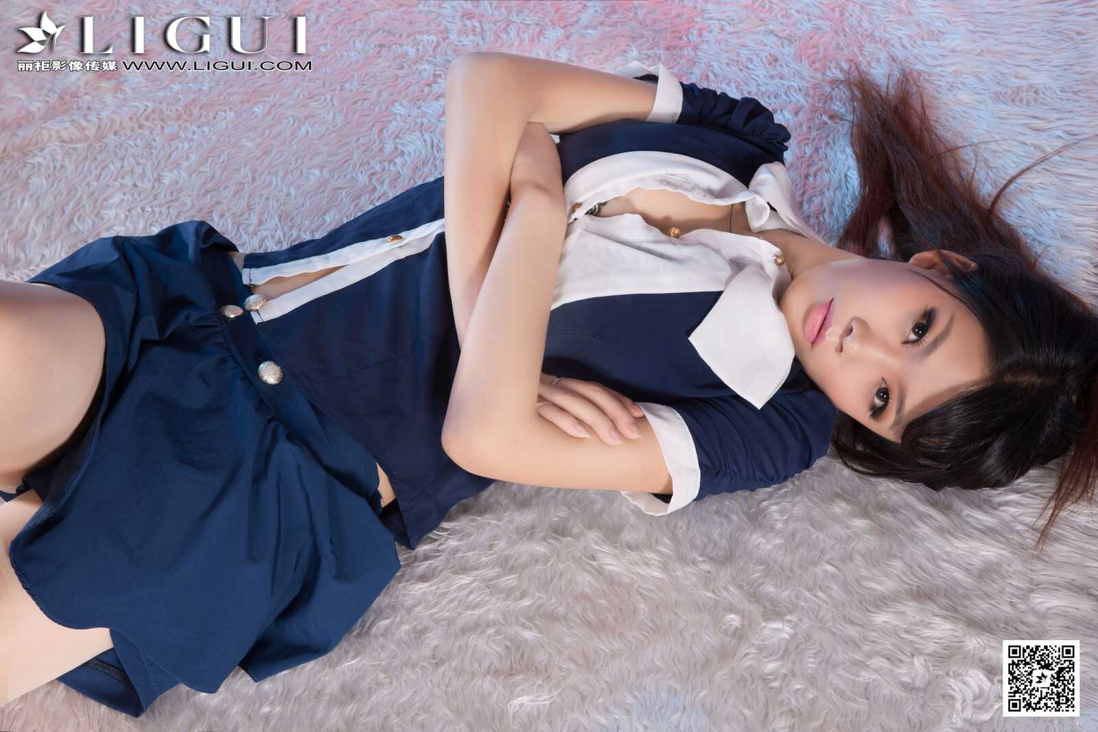 [丽柜LiGui] Model 怡萱《迷你裙丝足高跟》上下全集第3张