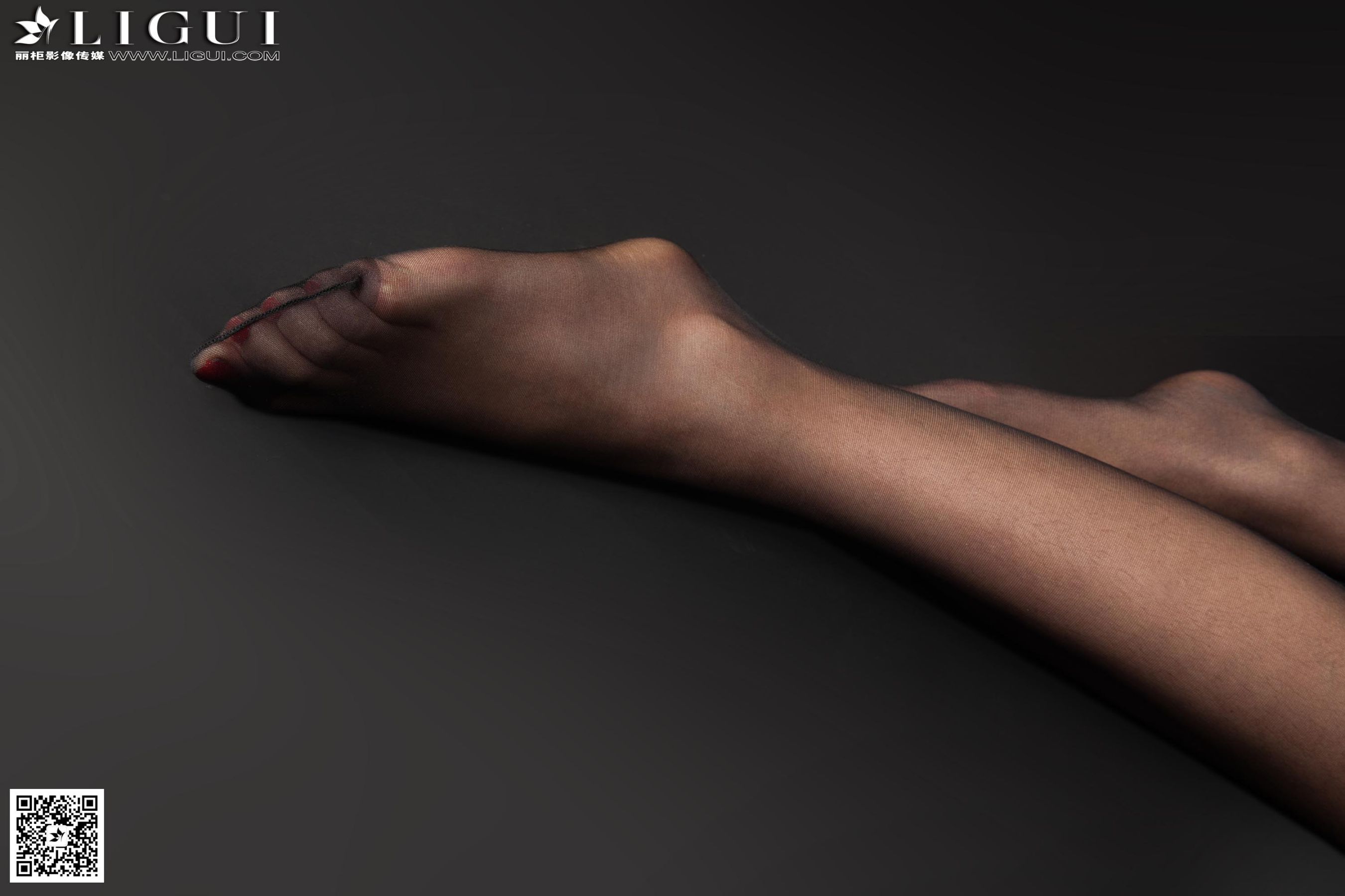 [丽柜LiGui] Model 凌凌《黑丝高跟美足》美腿玉足写第4张