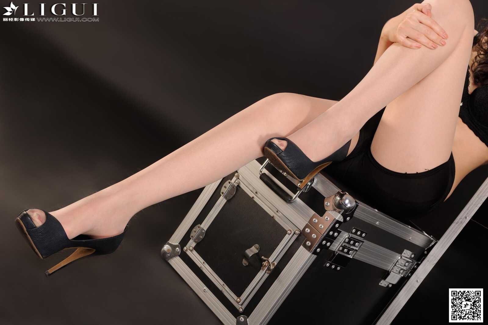 [丽柜LiGui] Model 林惜《肉丝袜高跟美足》美腿玉足第8张