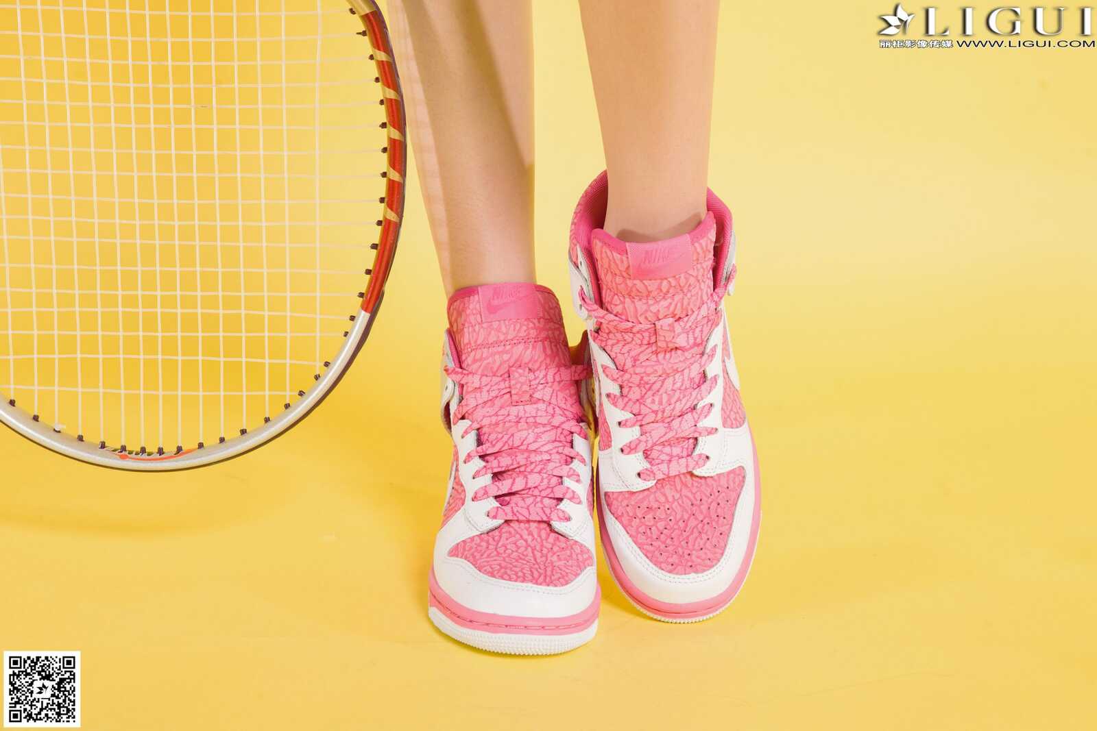 [丽柜LiGui] Model 允儿《篮球少女羽毛球运动系列》第13张