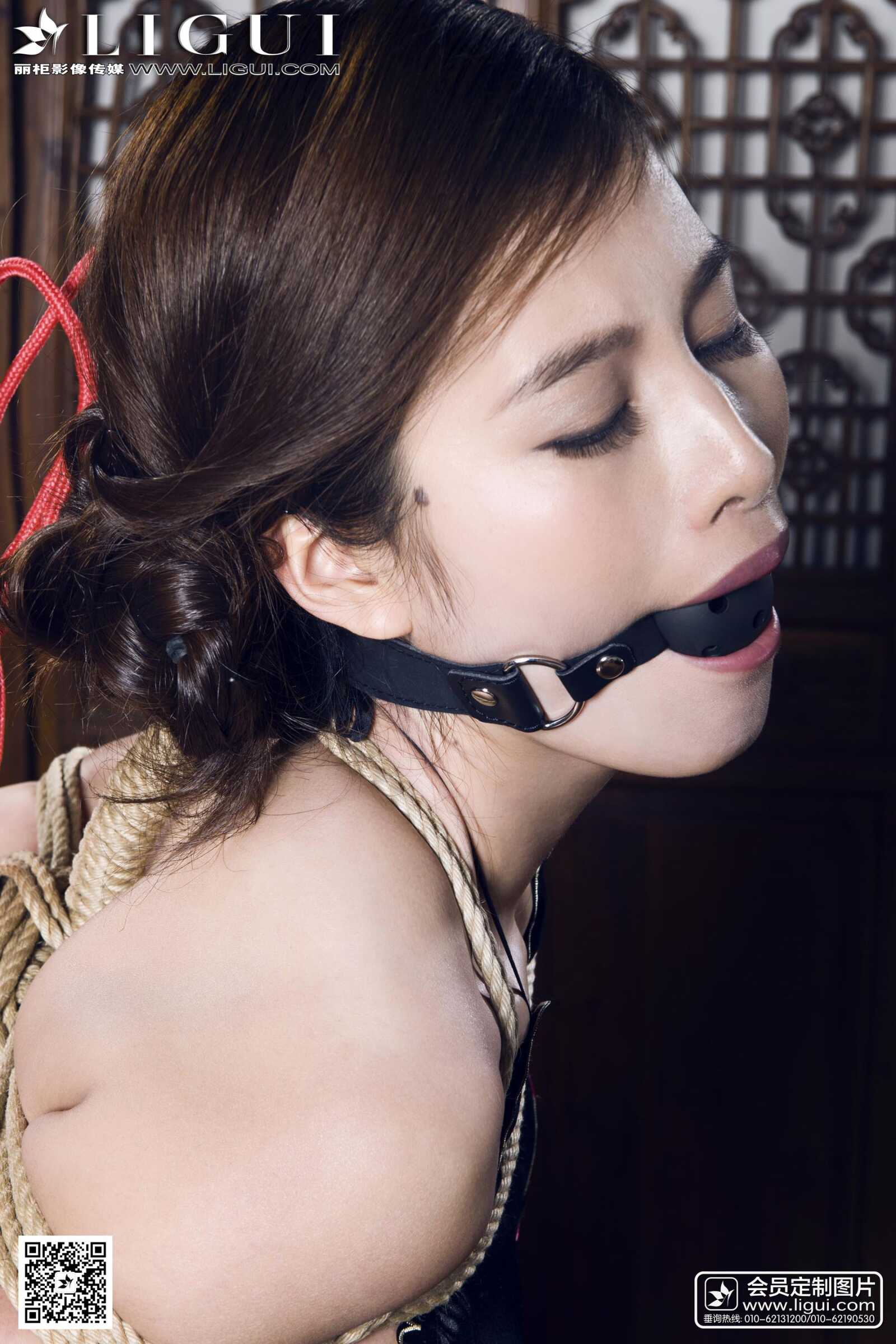 Model 潼潼《肚兜网袜捆绑绳艺》上下全集 [丽柜美第13张