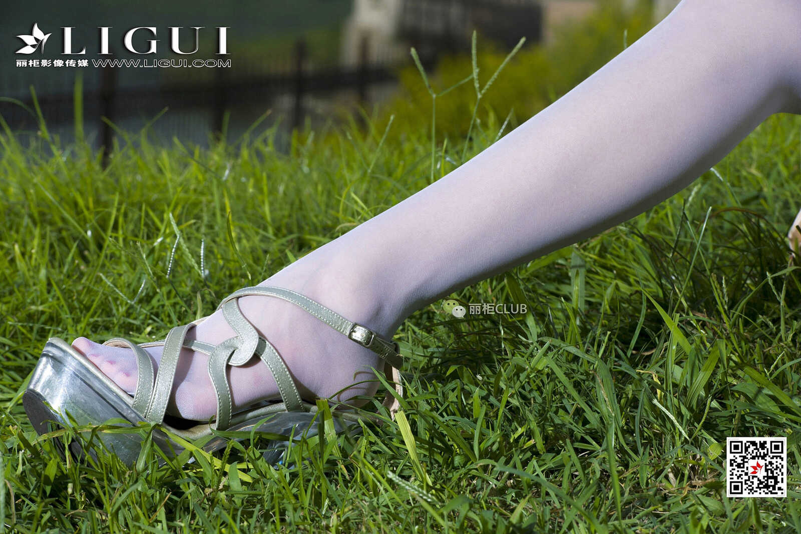 Model 雪儿《白丝+抹胸礼服》 [丽柜Ligui] 写真集第10张