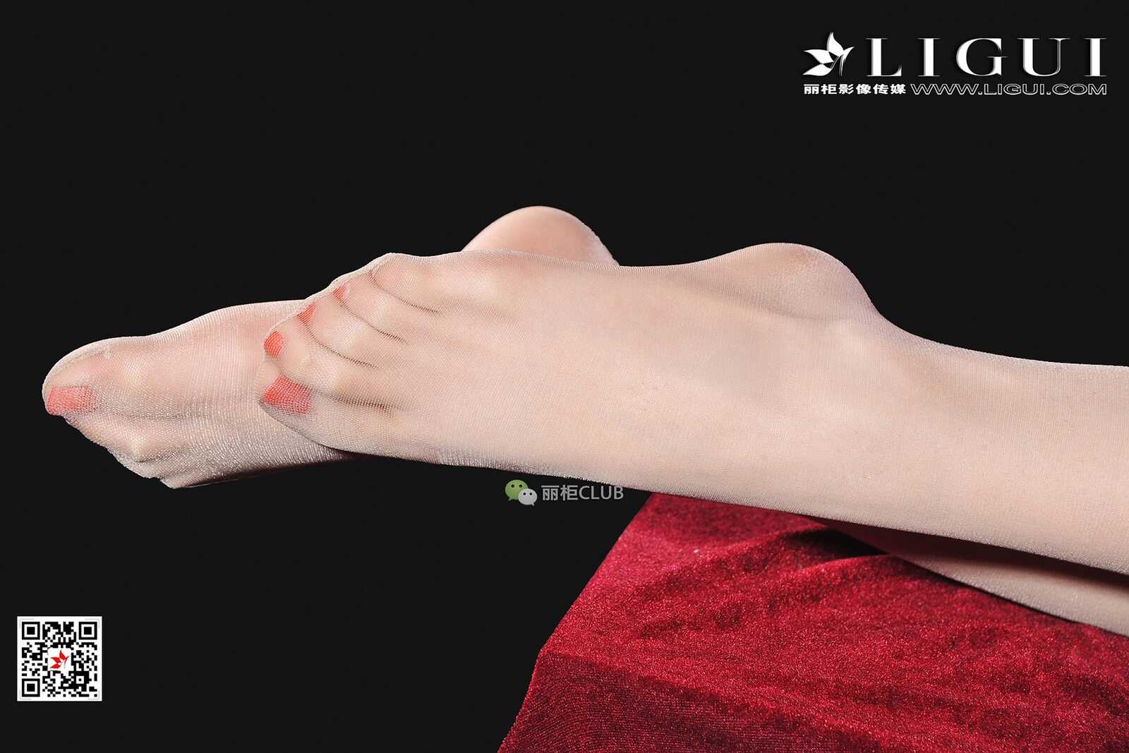 Model 美辰《肉丝玉足》 [丽柜Ligui] 写真集第5张