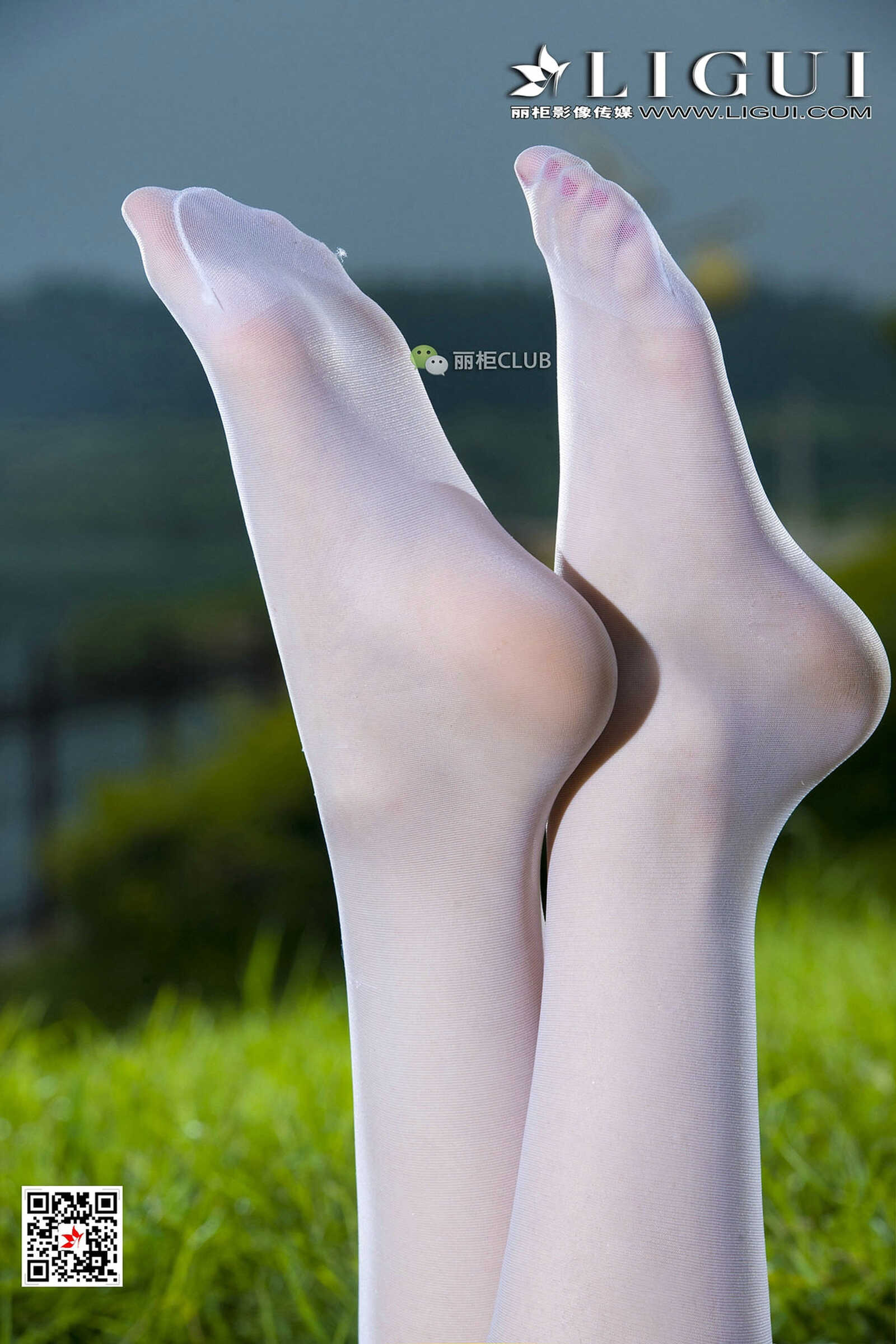 Model 雪儿《夜空白丝》 [丽柜Ligui] 写真集第2张