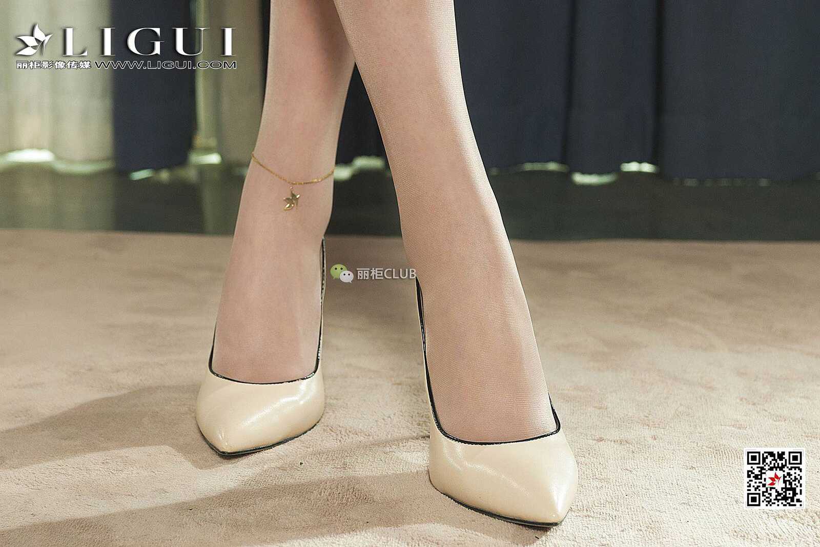 腿模敏儿《高叉美丝》 [丽柜LIGUI] 丝袜美腿 写真第3张