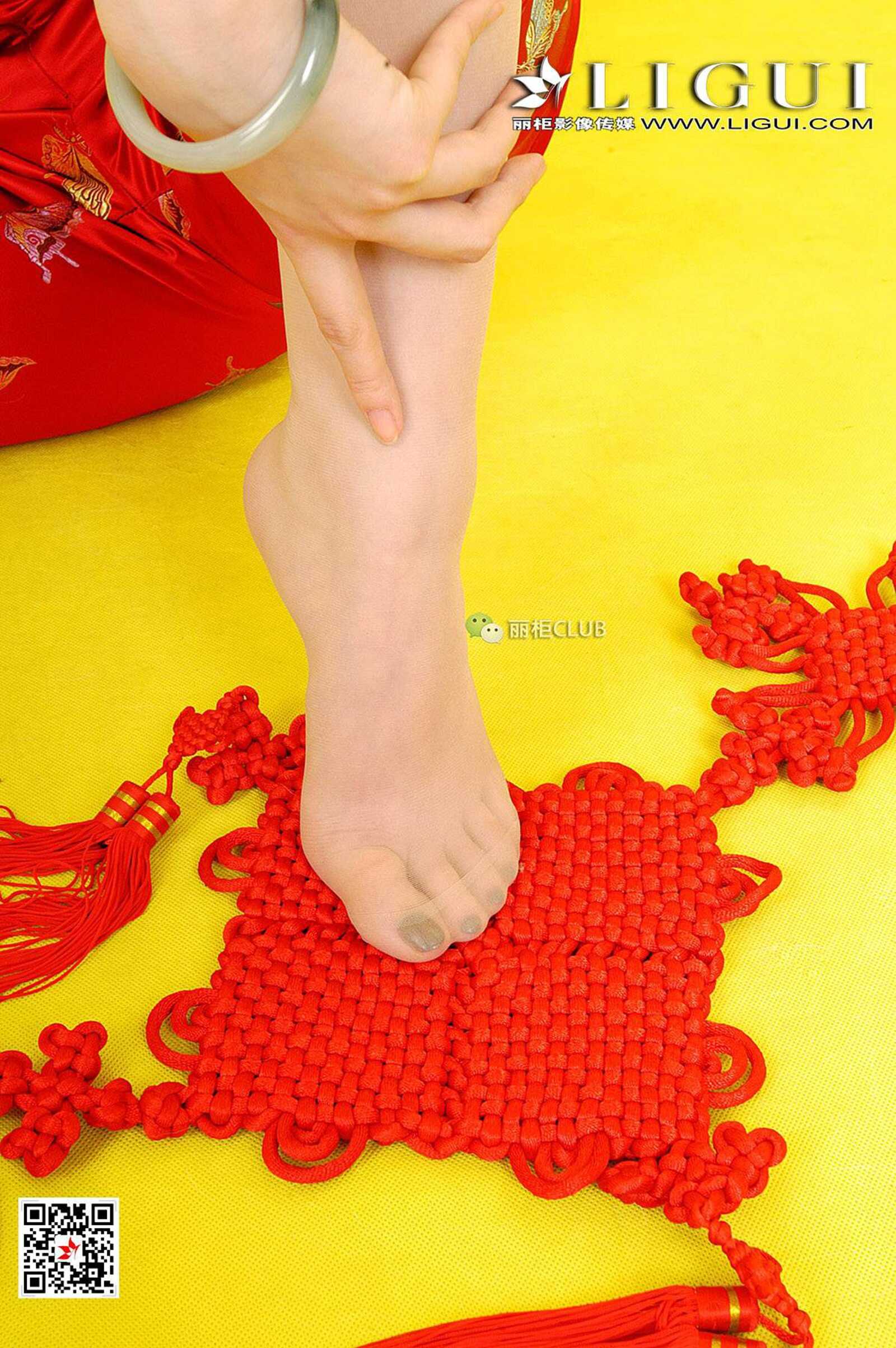 璐璐《新春丝足》 [丽柜LIGUI] 网络丽人 写真集第3张