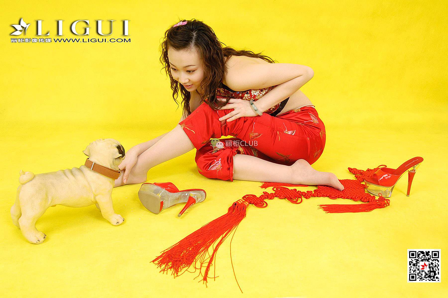 璐璐《新春丝足》 [丽柜LIGUI] 网络丽人 写真集第15张