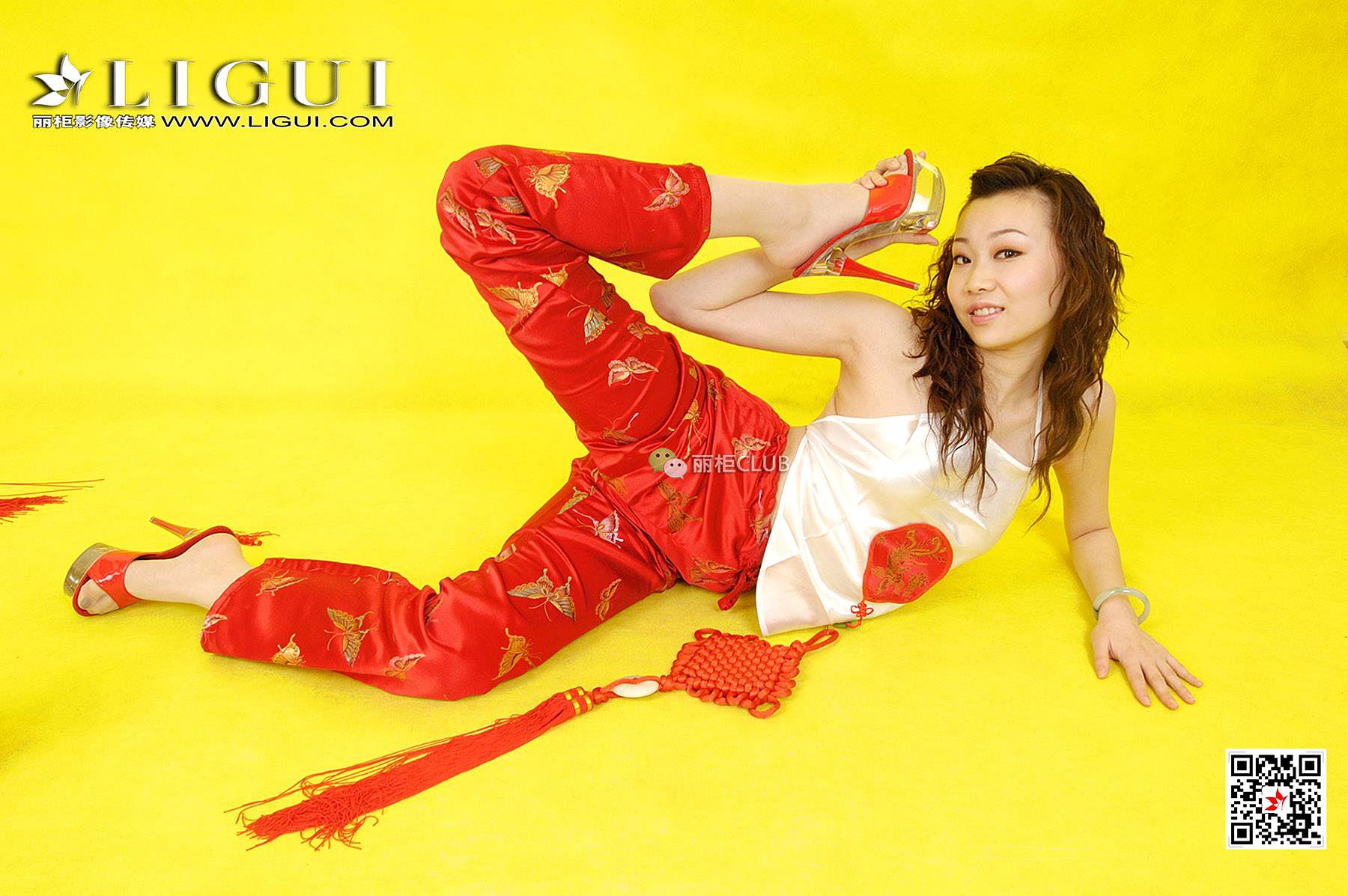 璐璐《新春丝足》 [丽柜LIGUI] 网络丽人 写真集第12张