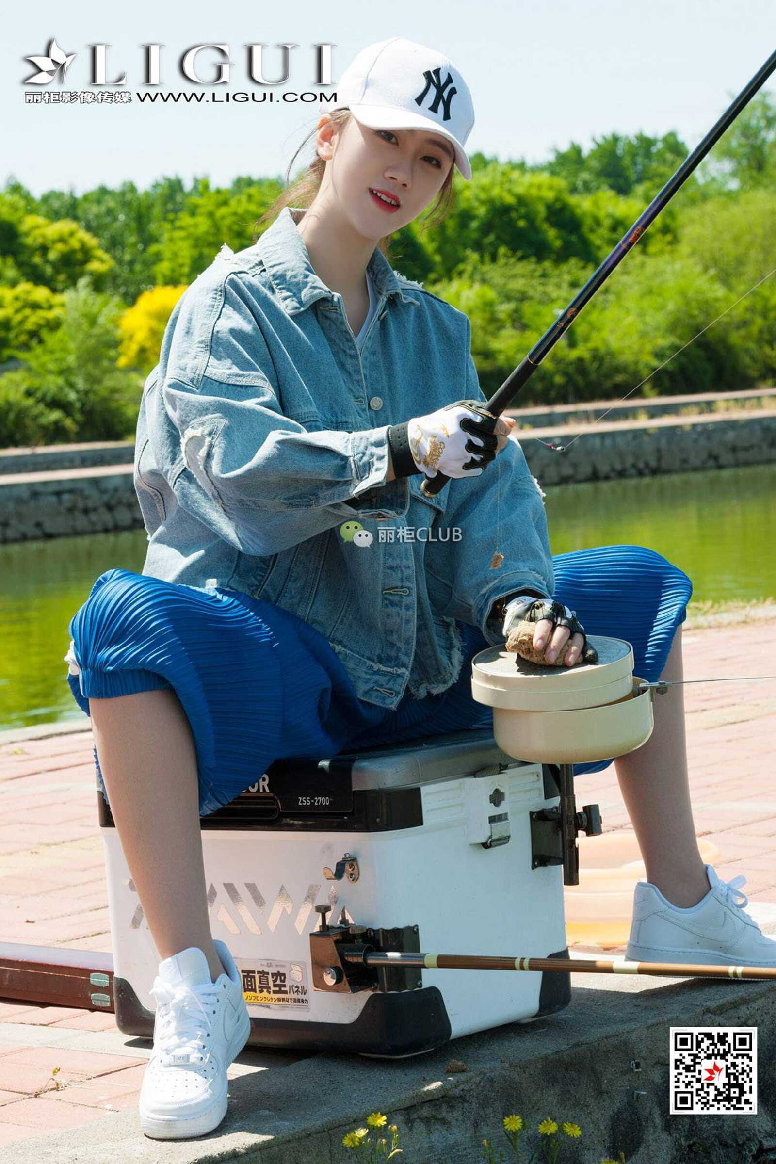 腿模筱筱&amp;amp;然然《钓鱼丝足》 [丽柜LIGUI] 美腿玉第11张