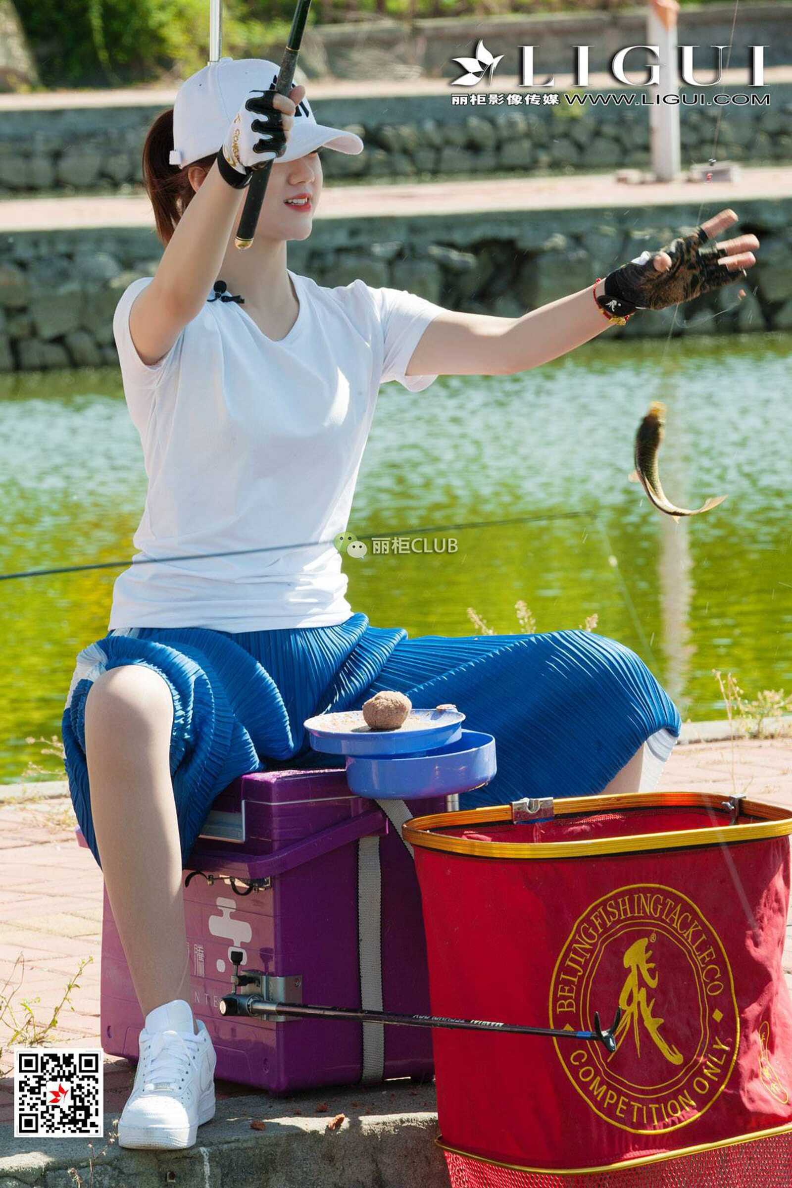 腿模筱筱&amp;amp;然然《钓鱼丝足》 [丽柜LIGUI] 美腿玉第10张