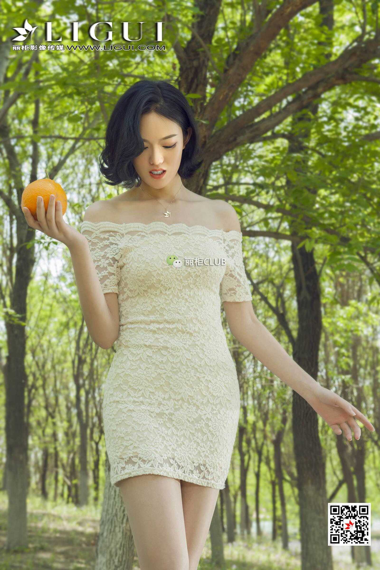 腿模敏儿《水果丝足》 [丽柜LIGUI] 美腿丝足 写真第3张