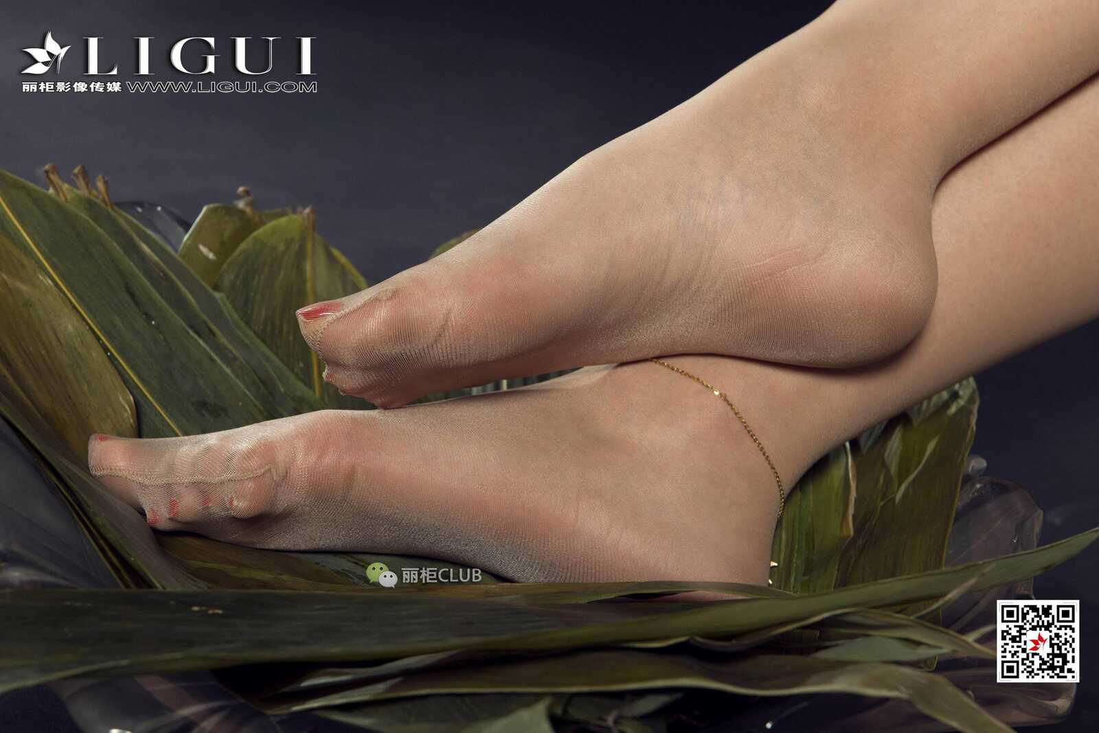 足模雪糕《端香旗袍丝足》 [丽柜LIGUI] 网络丽人第14张