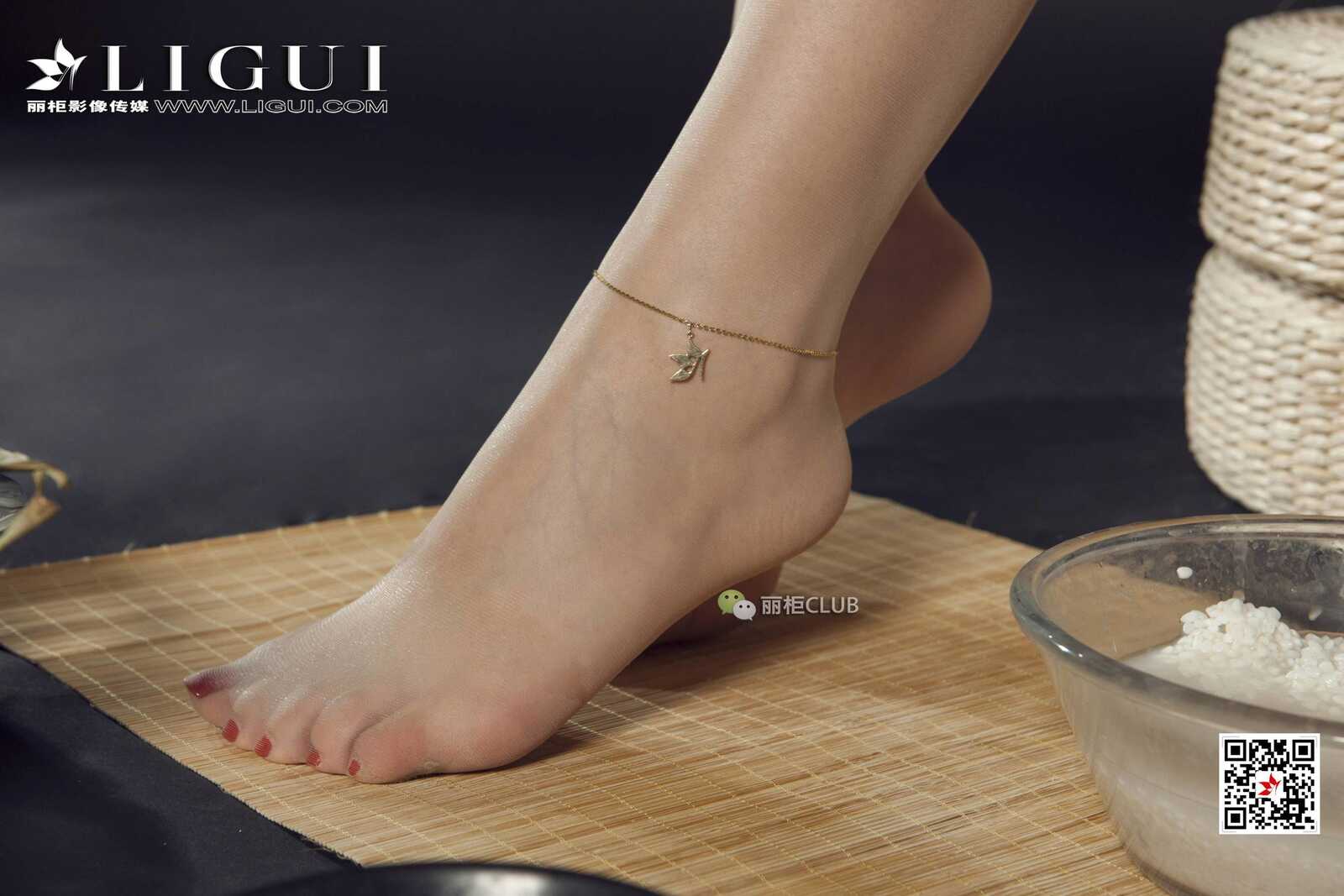 足模雪糕《端香旗袍丝足》 [丽柜LIGUI] 网络丽人第4张