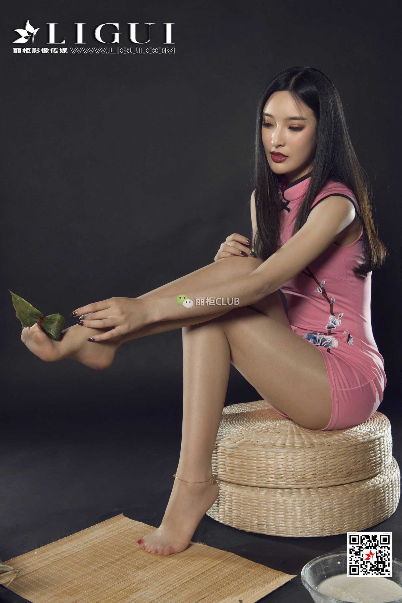 足模雪糕《端香旗袍丝足》 [丽柜LIGUI] 网络丽人第2张