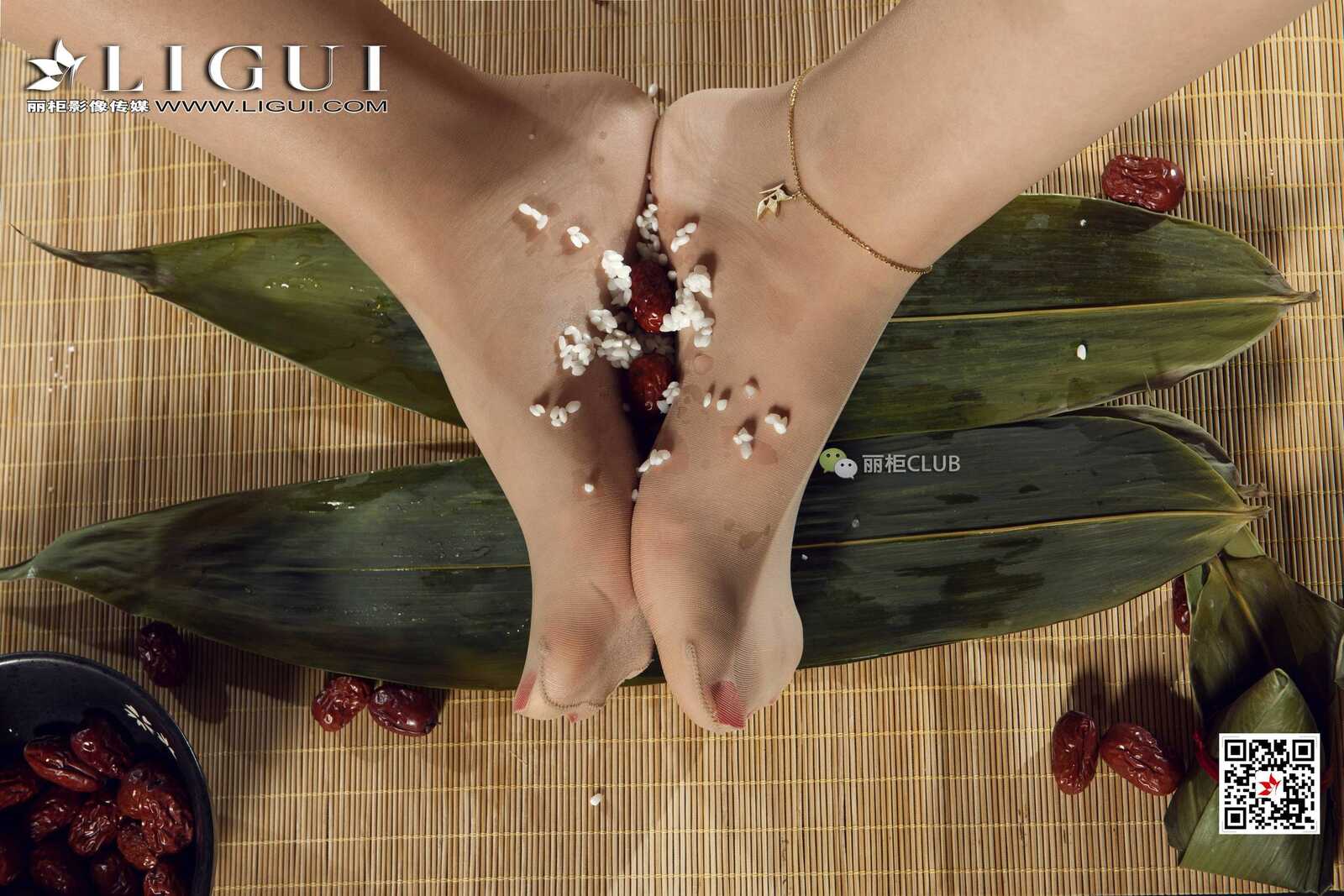 足模雪糕《端香旗袍丝足》 [丽柜LIGUI] 网络丽人第2张