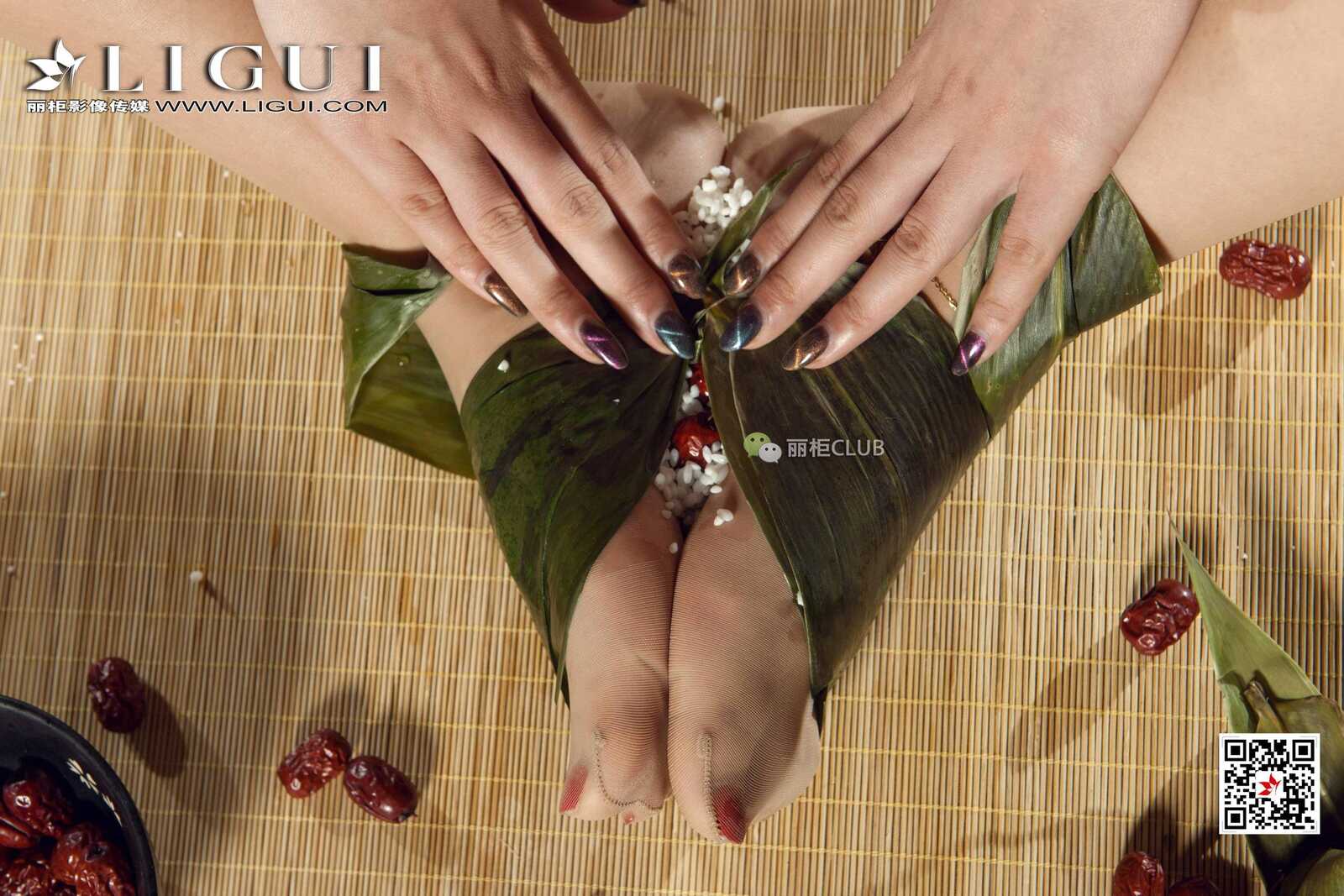 足模雪糕《端香旗袍丝足》 [丽柜LIGUI] 网络丽人第1张