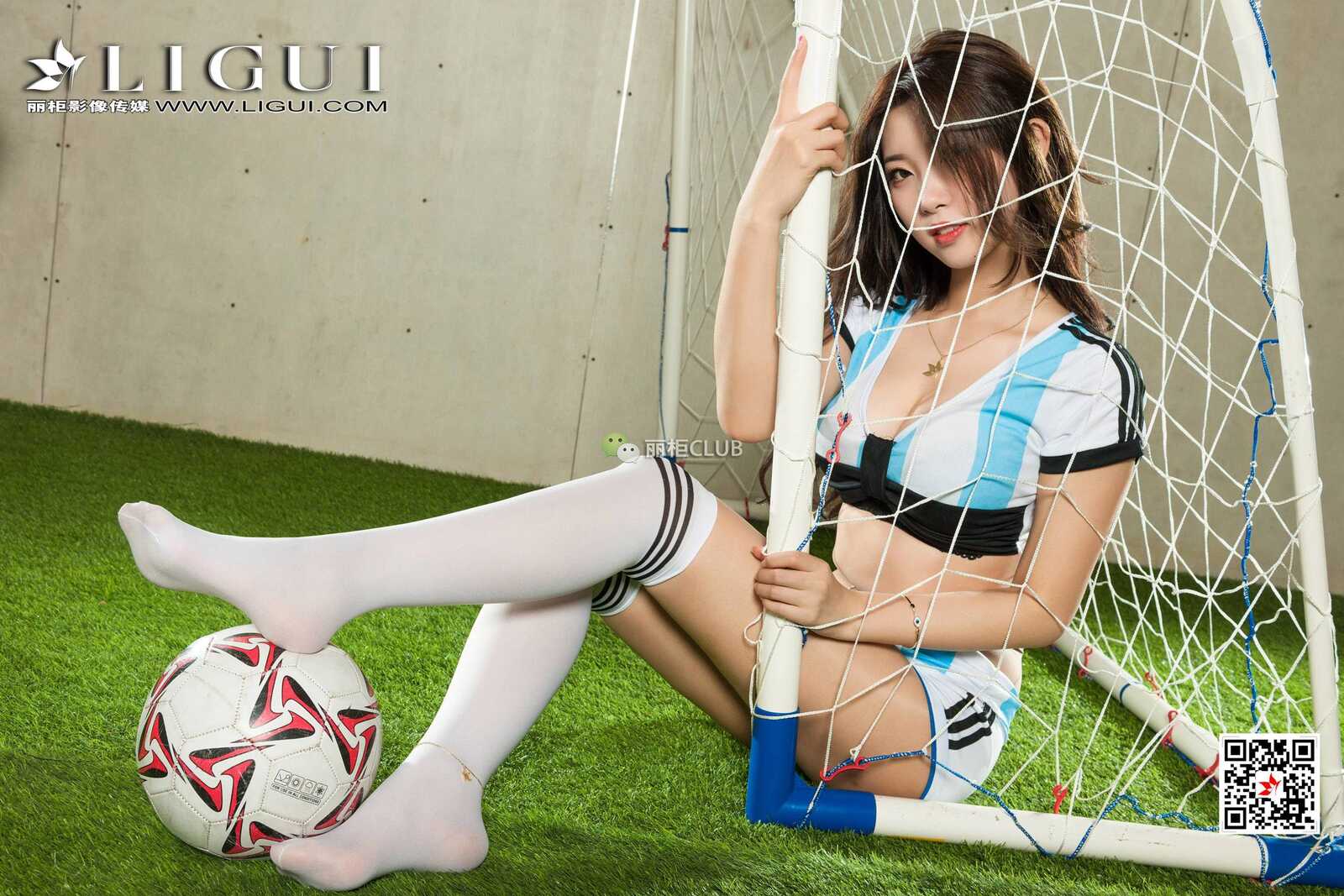腿模筱筱《足球宝贝丝足》 [丽柜LIGUI] 网络丽人第10张