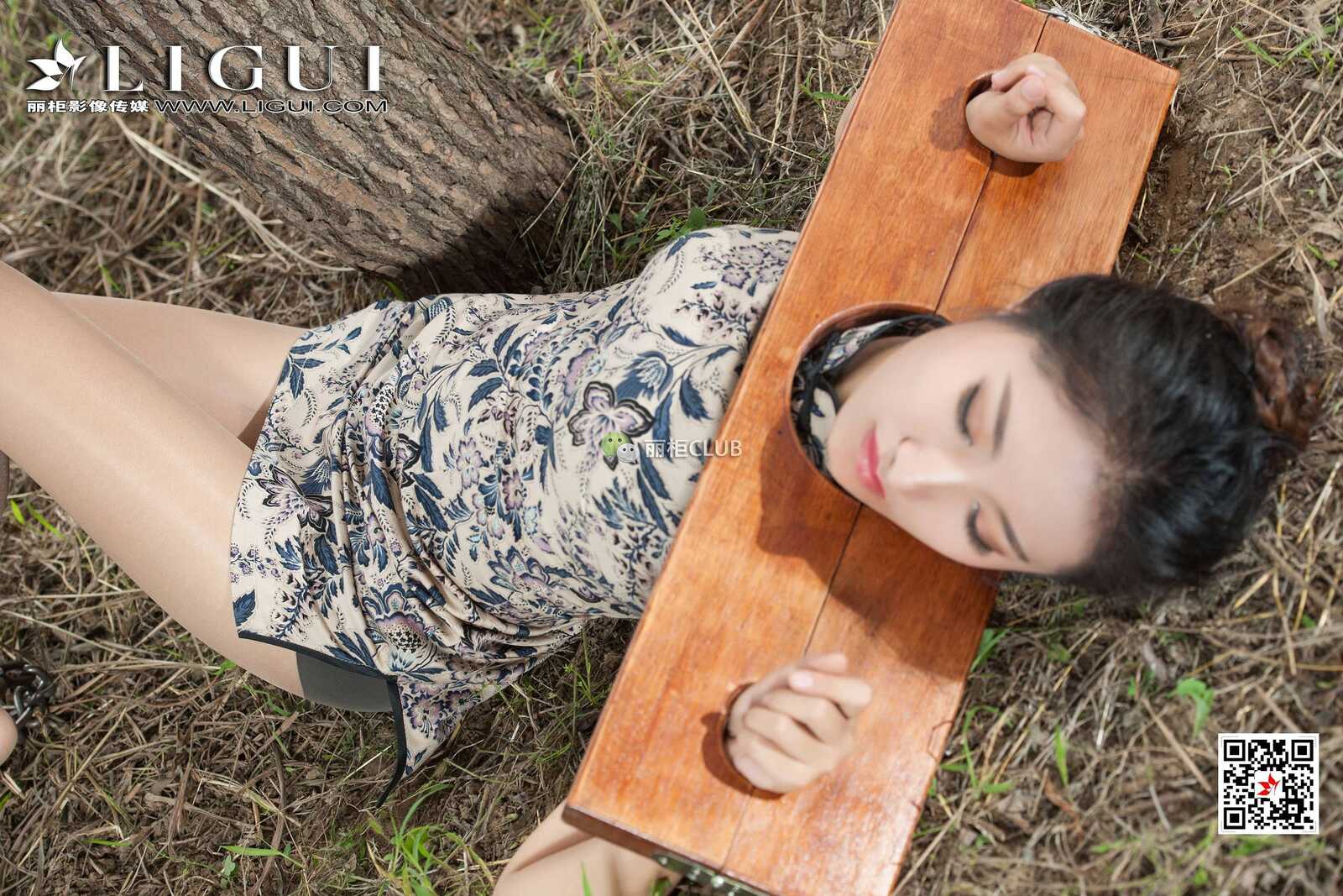 腿模思彤《旗袍美束镣铐人体》 [丽柜LIGUI] 网络第9张