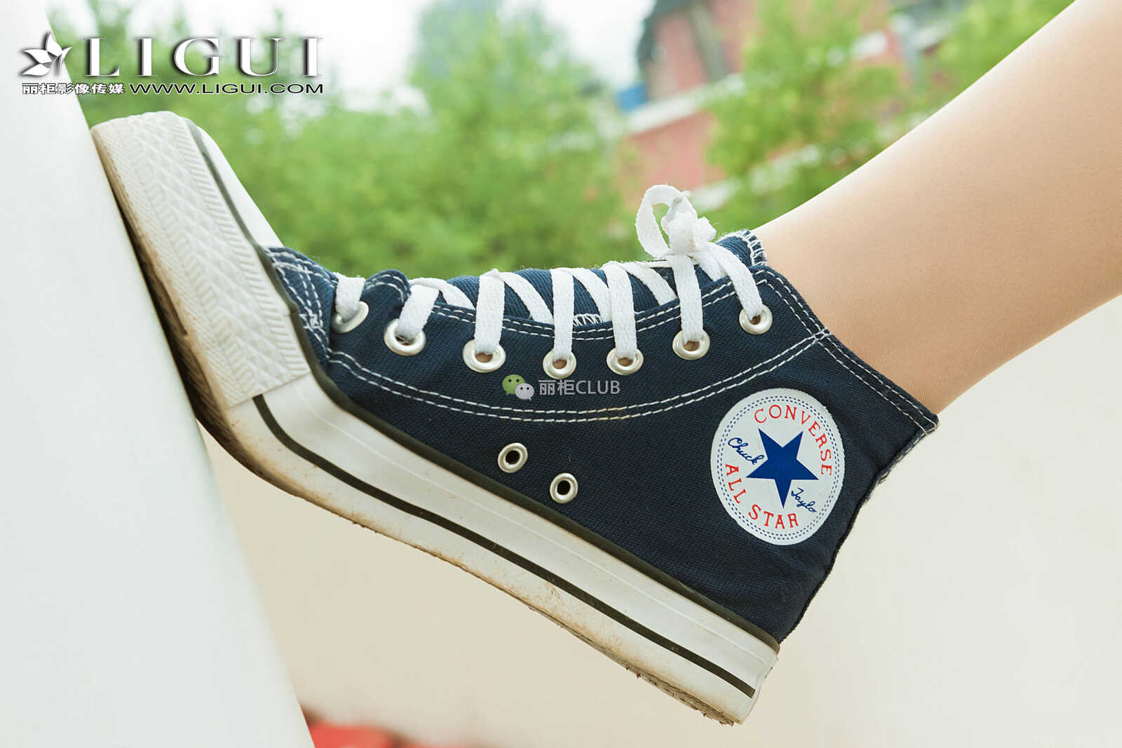 足模敏儿《运动肉丝丝足》 [丽柜Ligui] 美腿丝足第14张